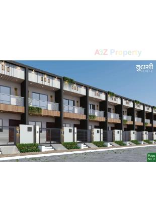 Elevation of real estate project Tulsi House located at Ghanteshwar, Rajkot, Gujarat