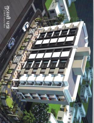Elevation of real estate project Tulsi Patra located at Ghanteshwar, Rajkot, Gujarat
