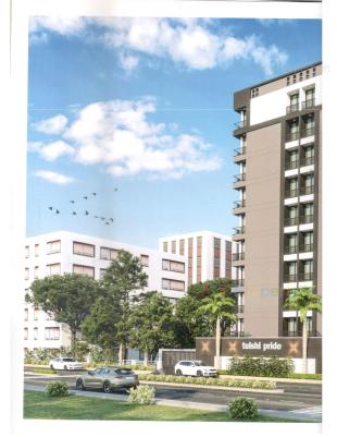 Elevation of real estate project Tulsi Pride located at Mavdi, Rajkot, Gujarat