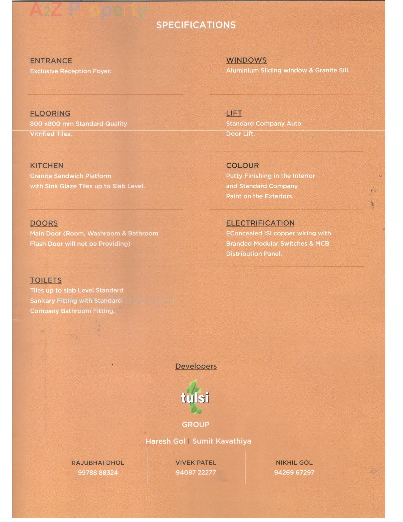  of real estate project Tulsi Pride located at Mavdi, Rajkot, Gujarat