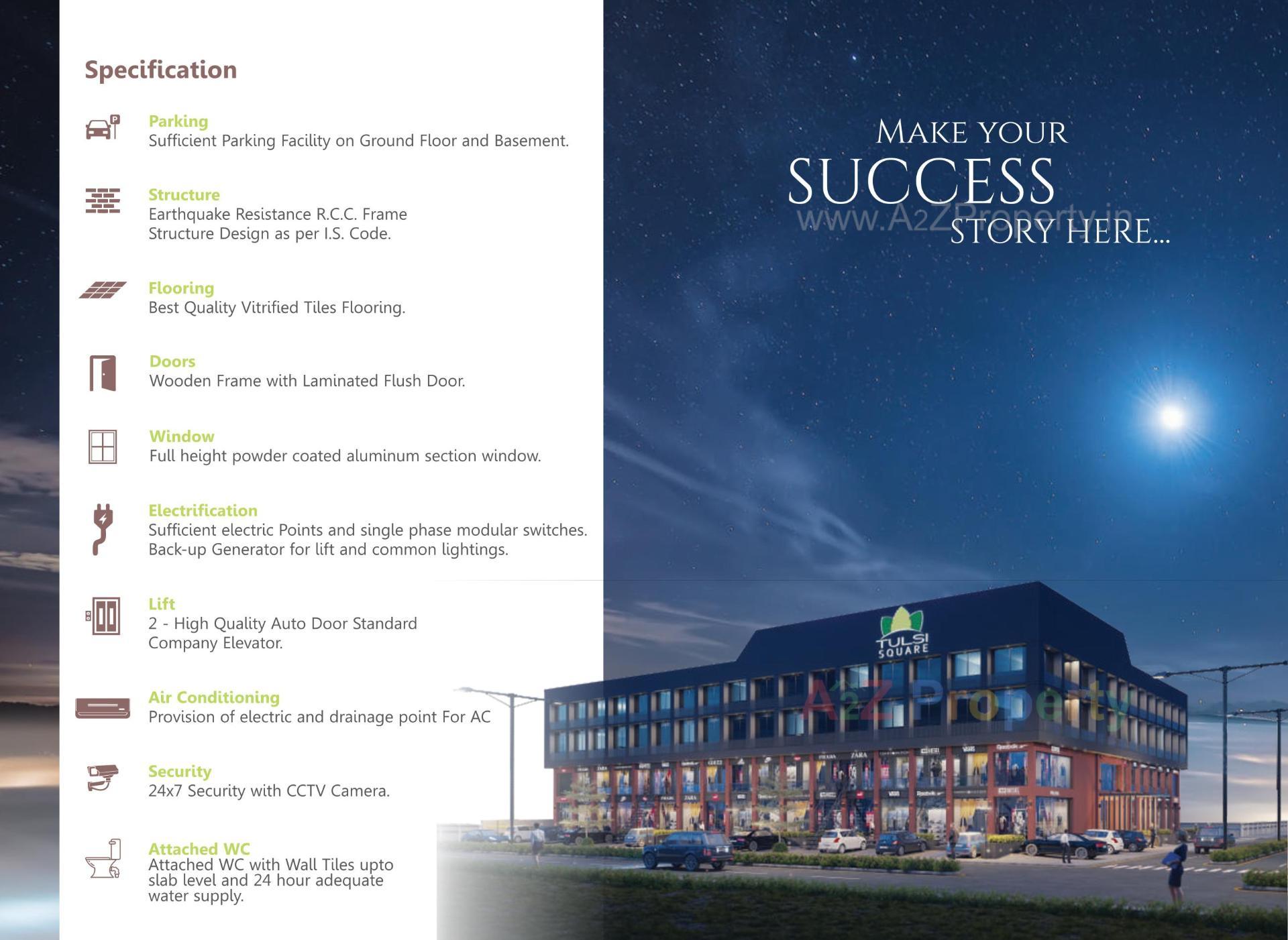  of real estate project Tulsi Square located at Gondal, Rajkot, Gujarat