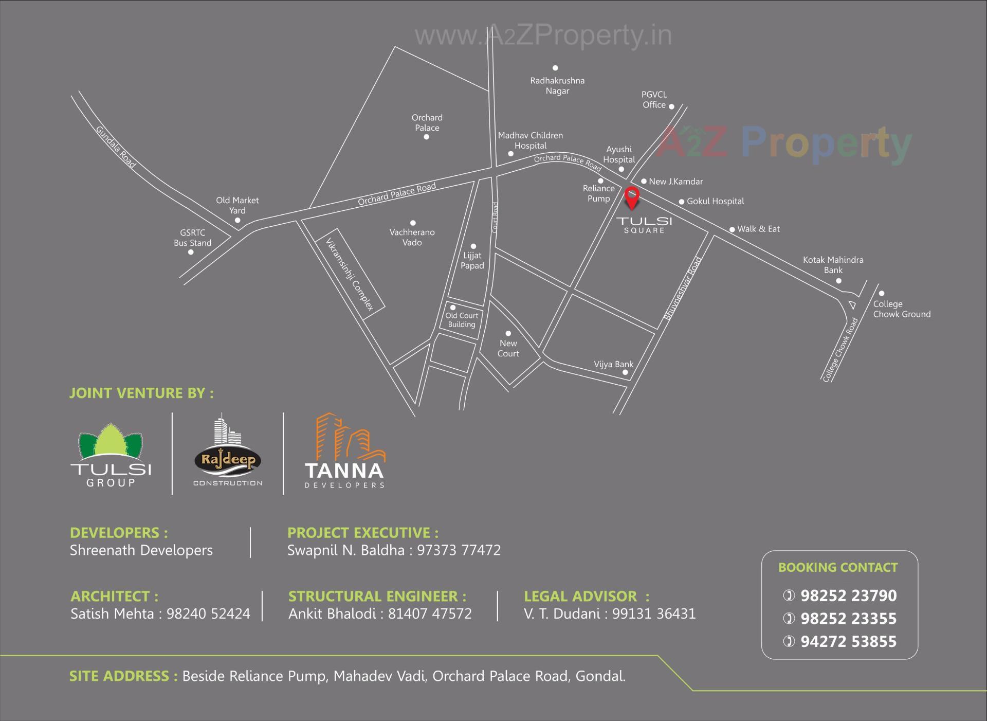  of real estate project Tulsi Square located at Gondal, Rajkot, Gujarat