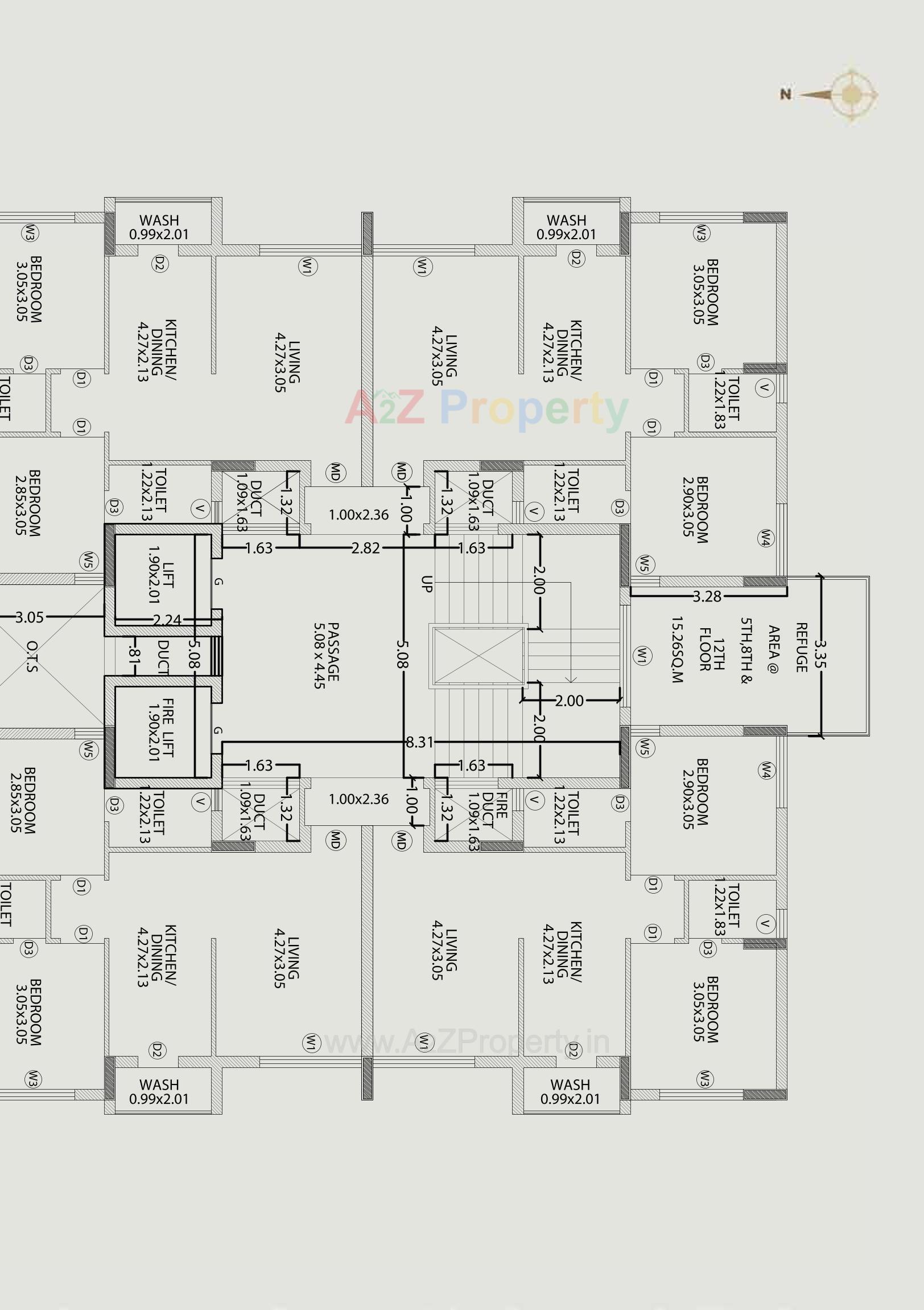 Layout of real estate project Tulsipatra located at Ghanteswar, Rajkot, Gujarat
