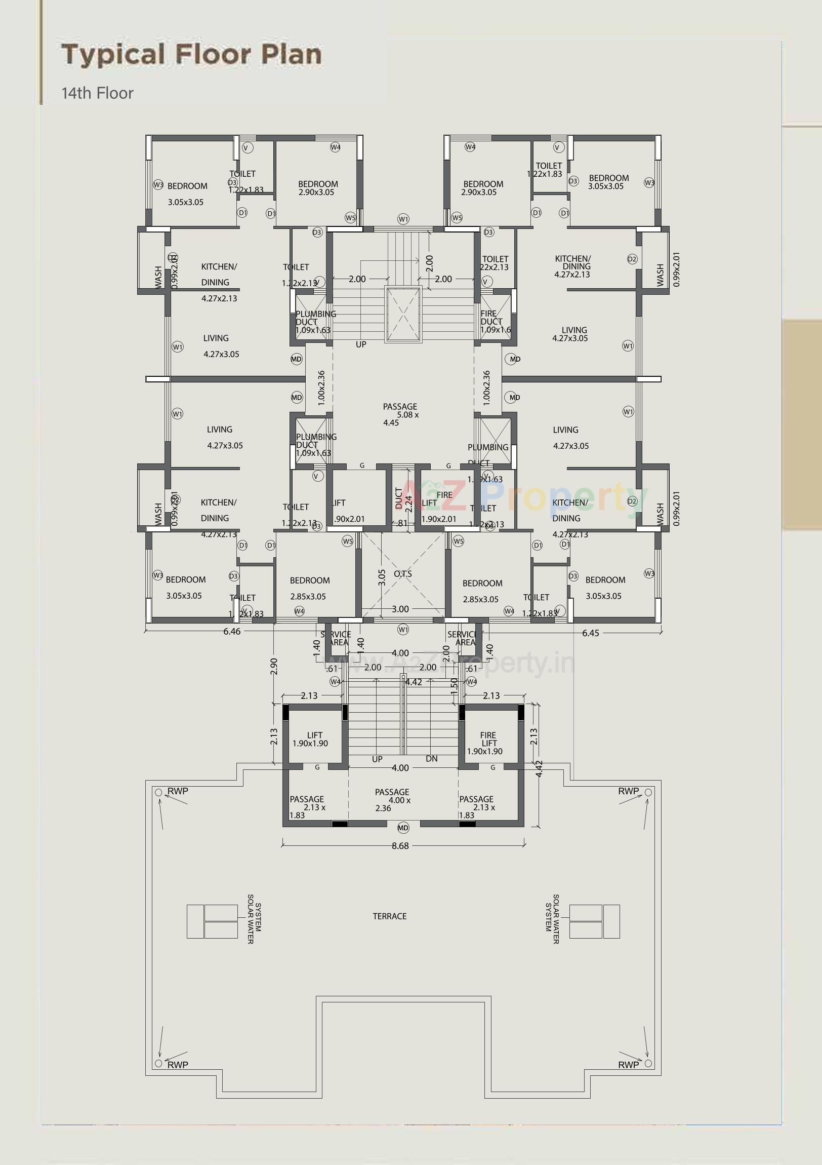 Layout of real estate project Tulsipatra located at Ghanteswar, Rajkot, Gujarat