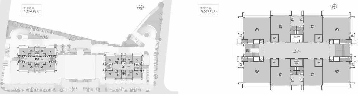 Layout of real estate project Twin Star located at Nana-mava, Rajkot, Gujarat