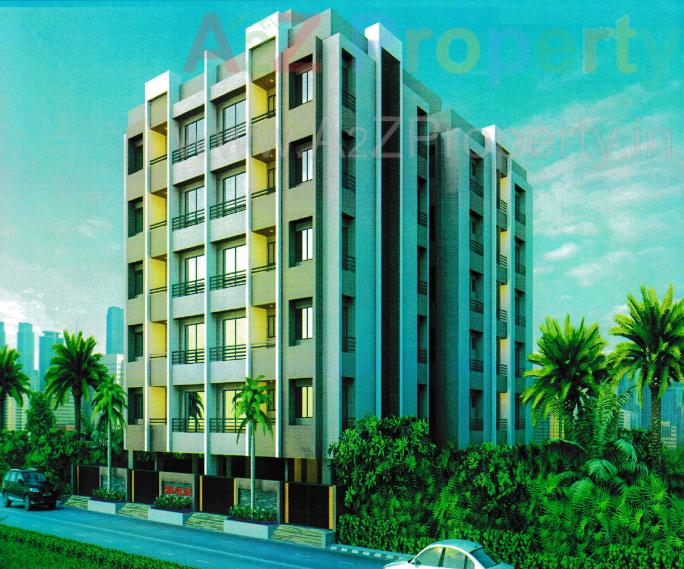 3D Elevation of real estate project Uma Palace located at Raiya, Rajkot, Gujarat