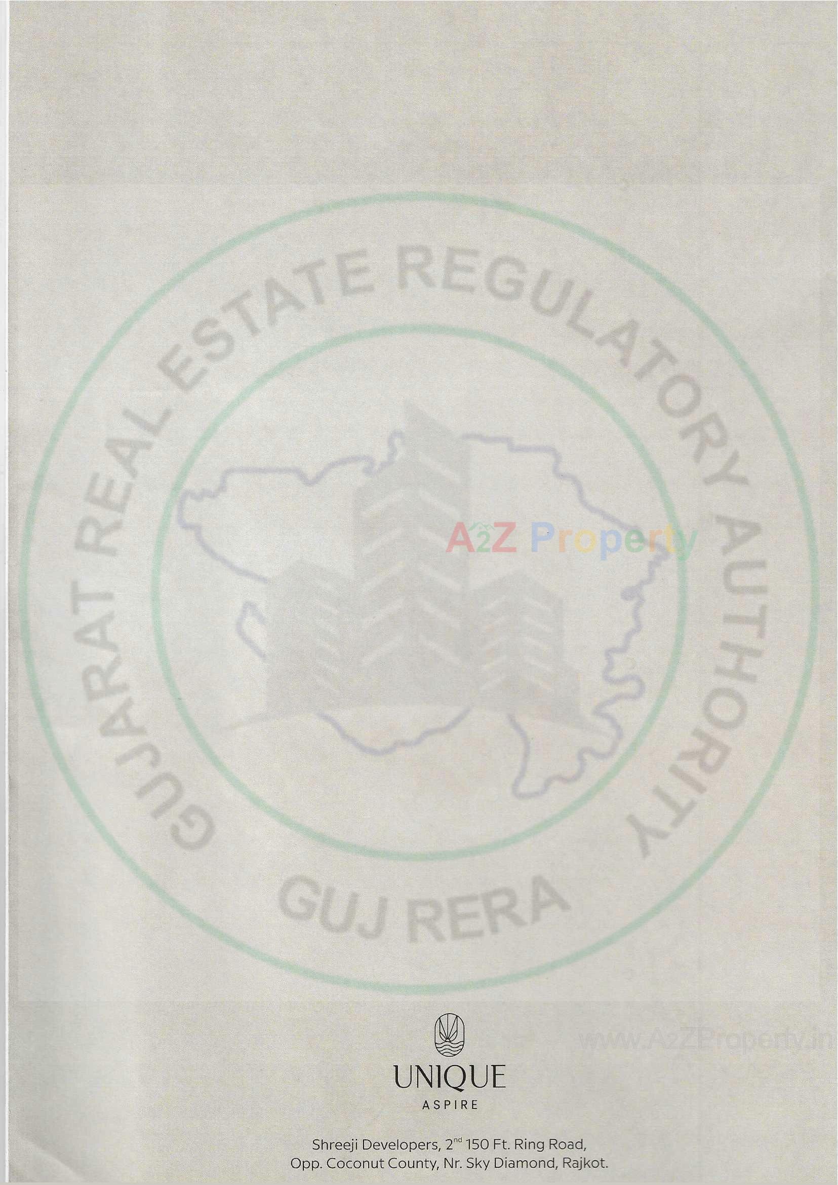  of real estate project Unique Aspire located at Mavdi, Rajkot, Gujarat