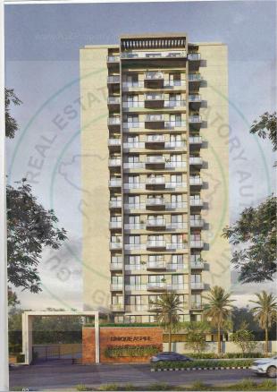 Elevation of real estate project Unique Aspire located at Mavdi, Rajkot, Gujarat