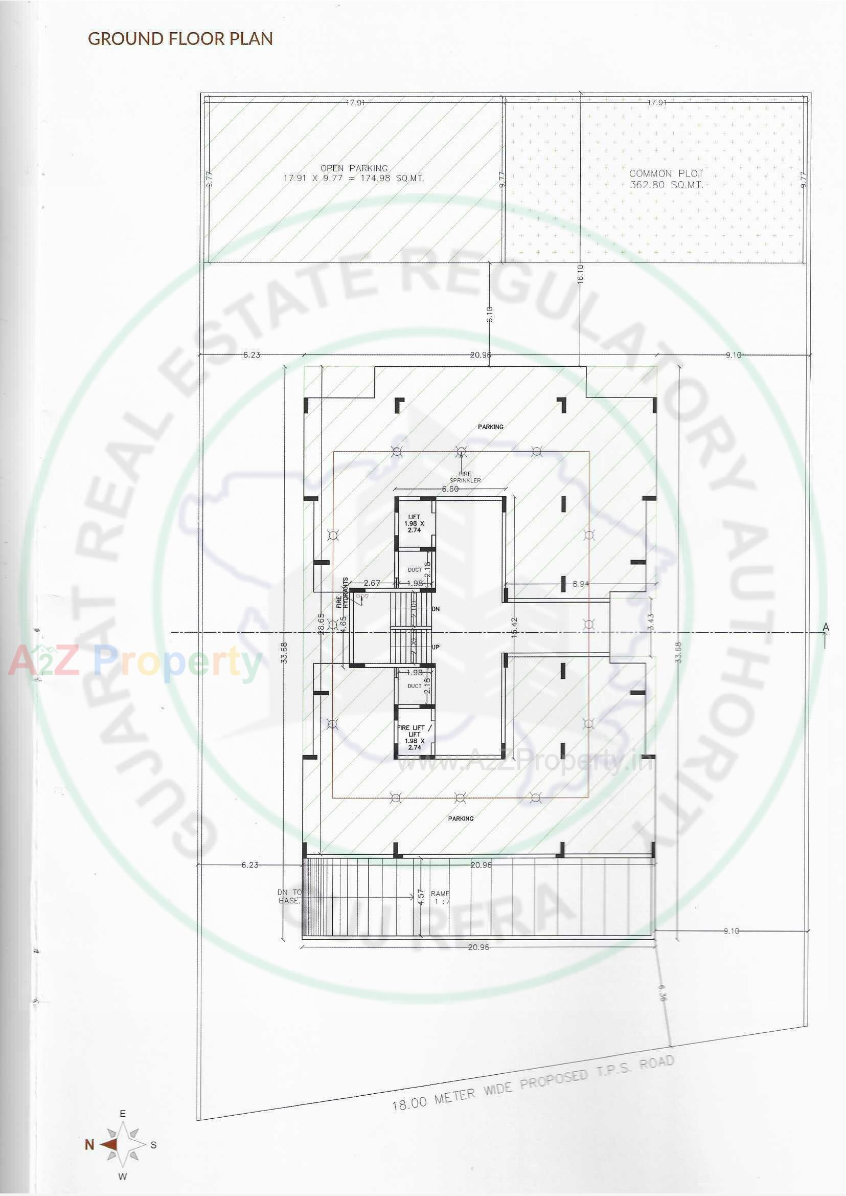  of real estate project Unique Aspire located at Mavdi, Rajkot, Gujarat