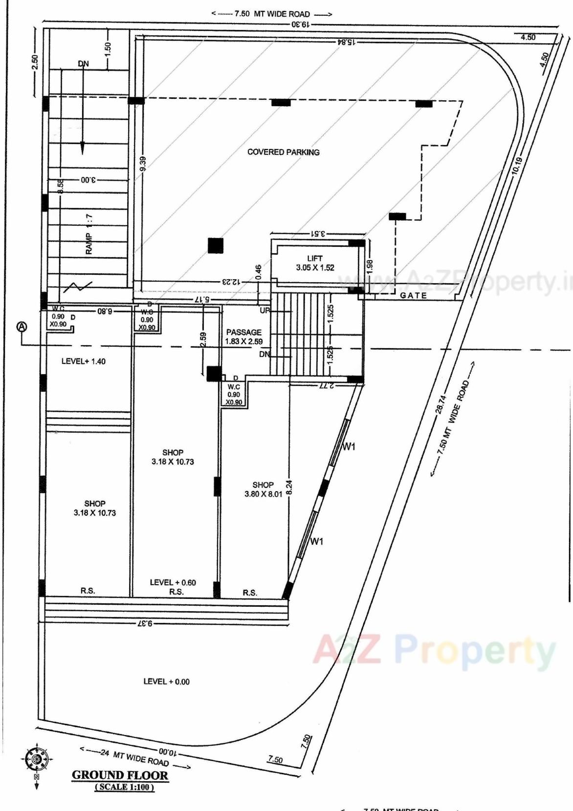  of real estate project Unique Plaza located at Mavdi, Rajkot, Gujarat