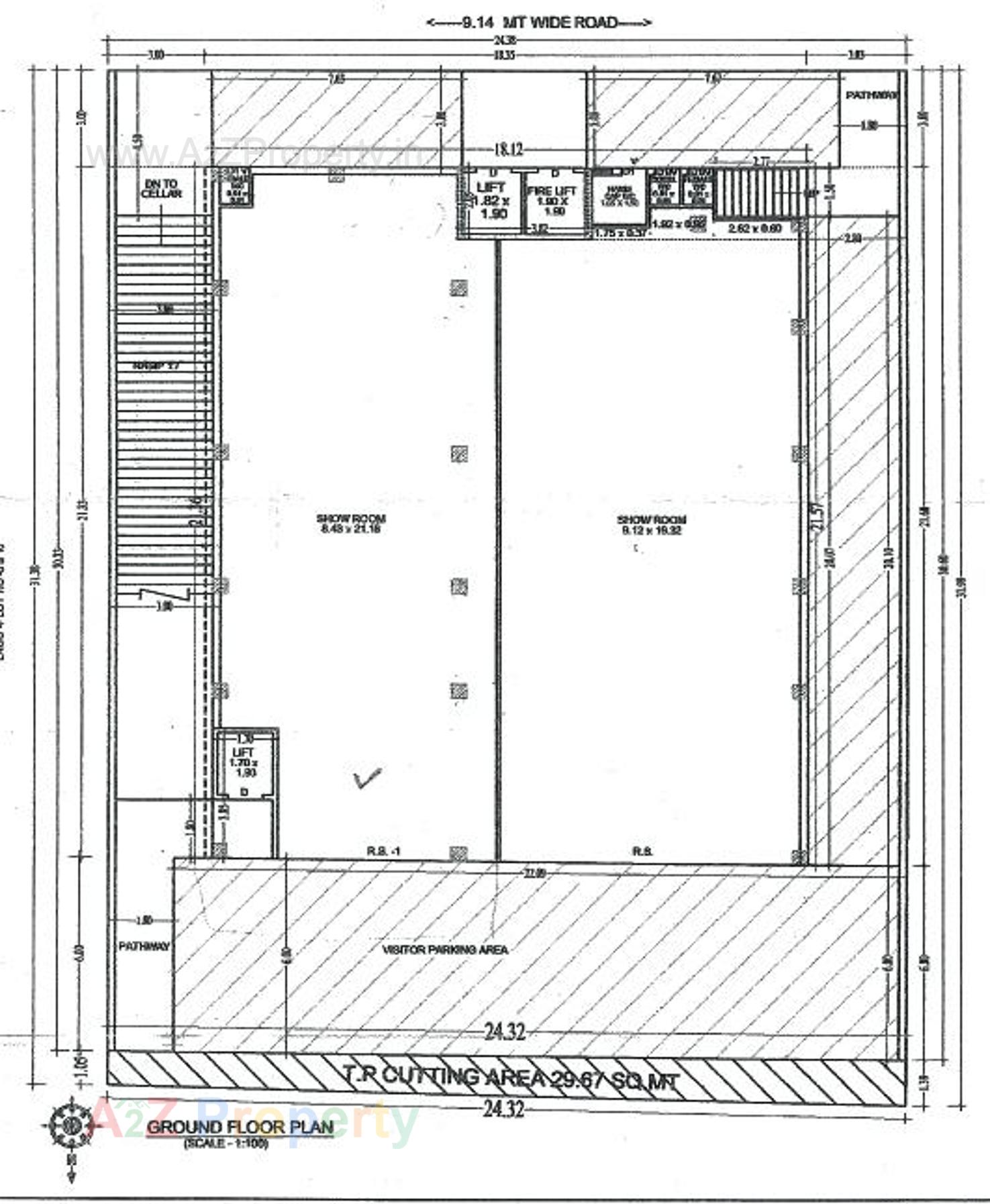 Layout of real estate project Unity Pride located at Rajkot, Rajkot, Gujarat