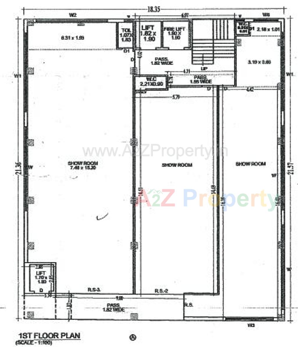 Layout of real estate project Unity Pride located at Rajkot, Rajkot, Gujarat