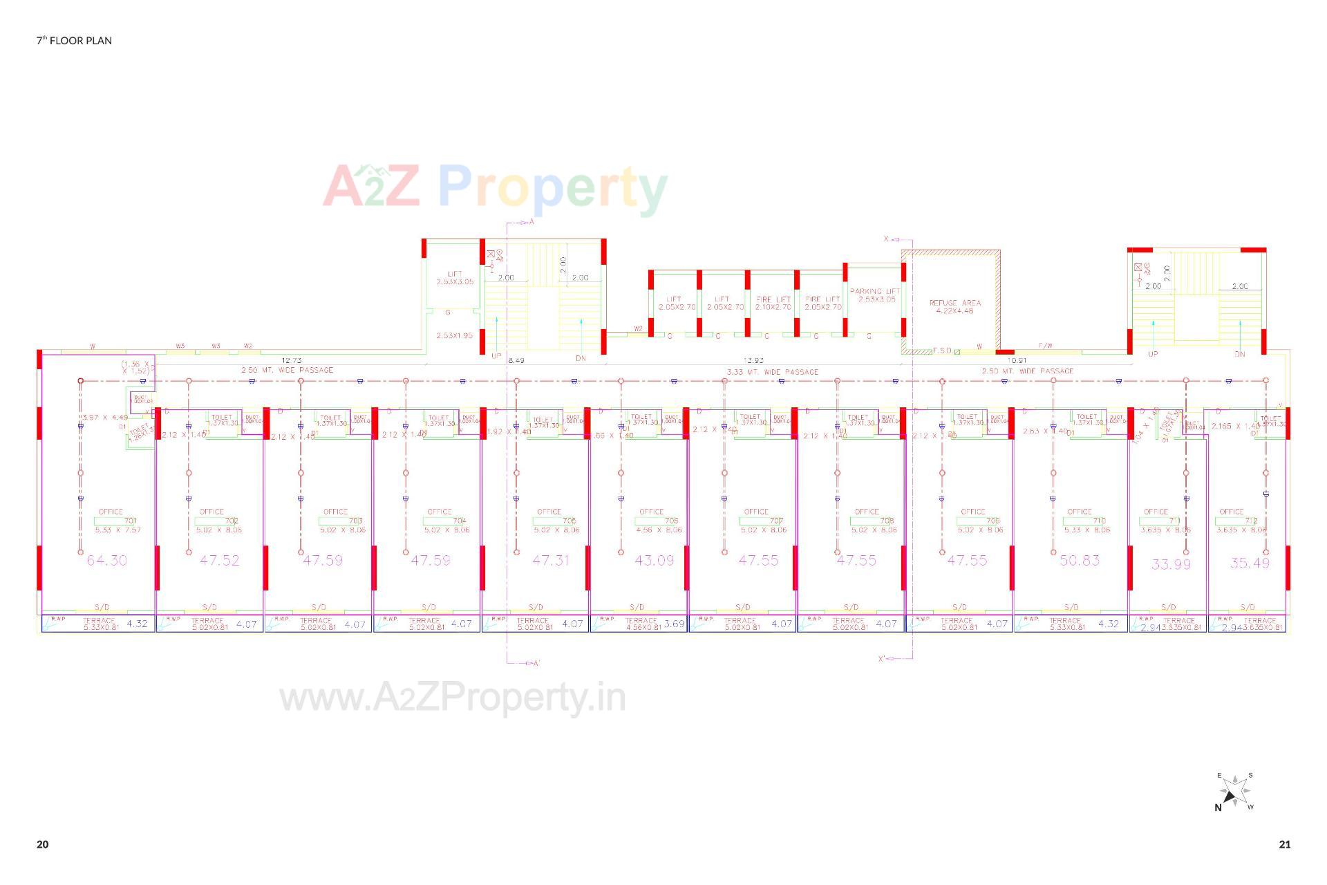 Layout of real estate project Unity Viral located at Rajkot, Rajkot, Gujarat