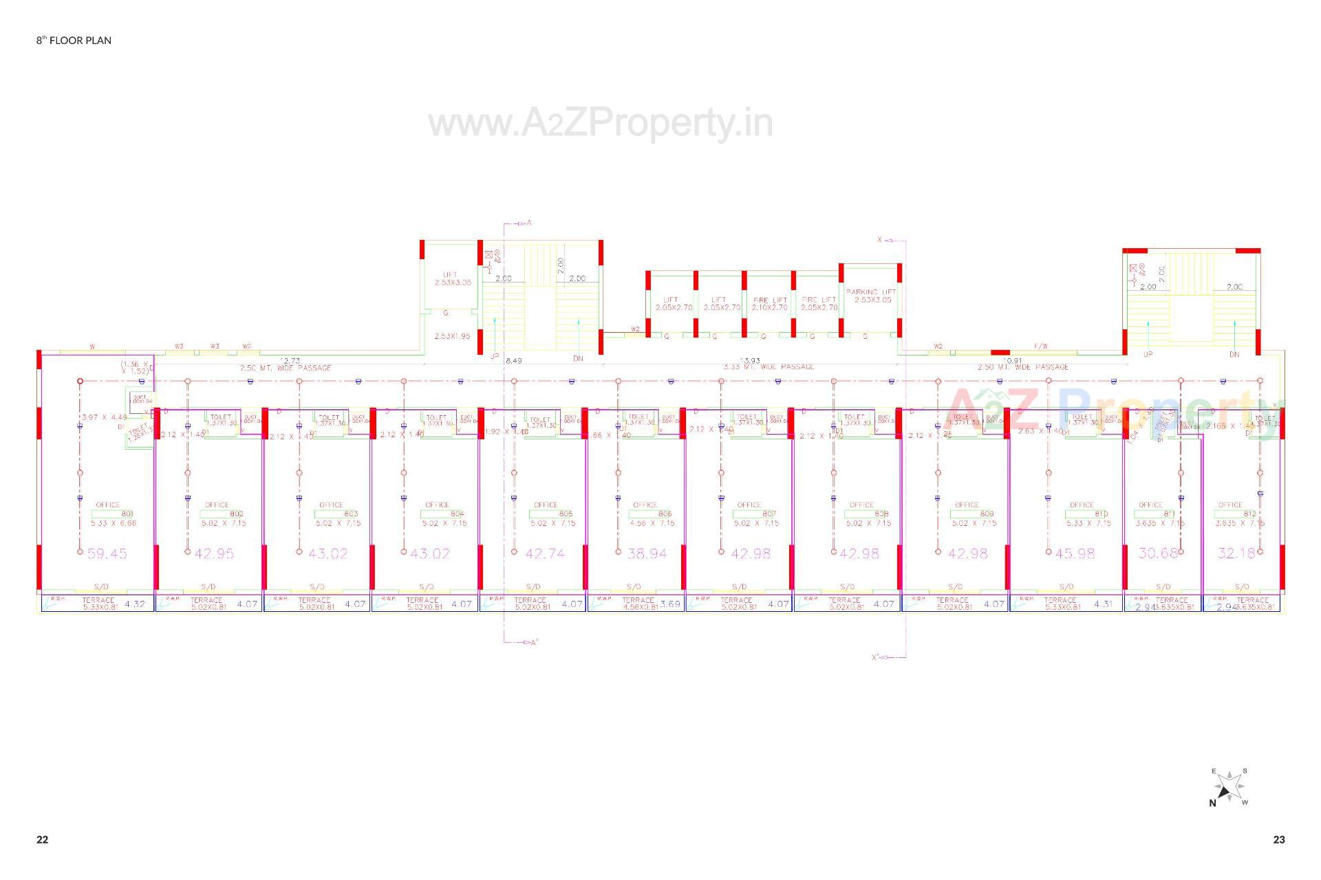 Layout of real estate project Unity Viral located at Rajkot, Rajkot, Gujarat