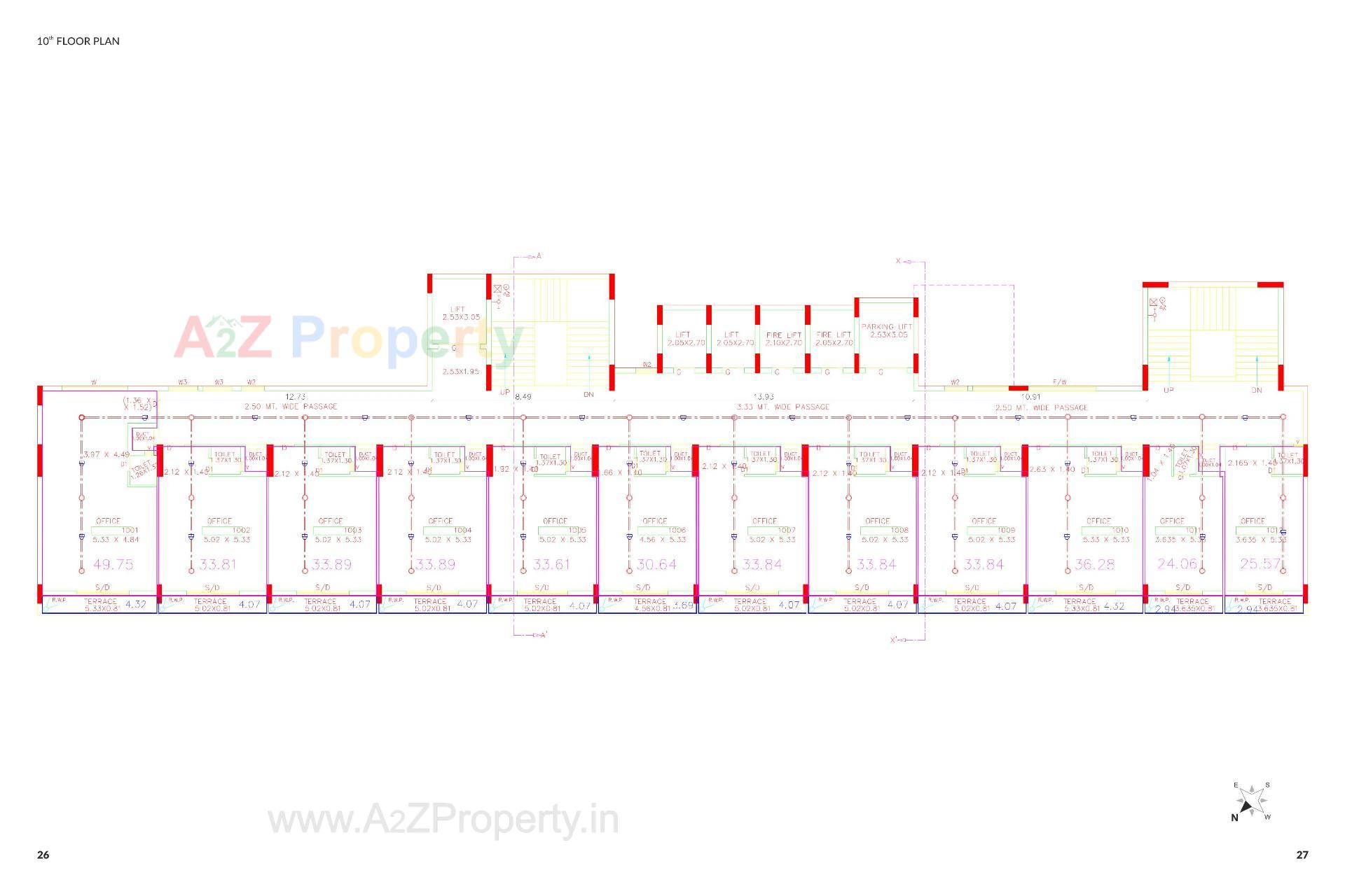 Layout of real estate project Unity Viral located at Rajkot, Rajkot, Gujarat