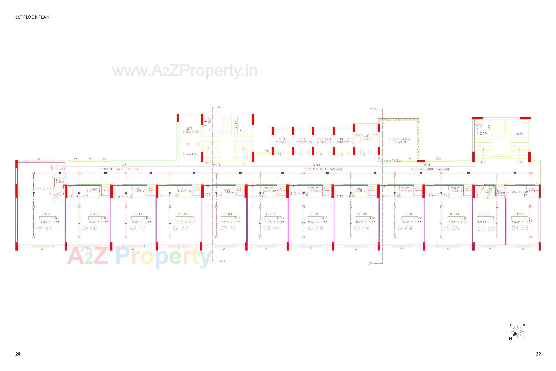 Layout of real estate project Unity Viral located at Rajkot, Rajkot, Gujarat