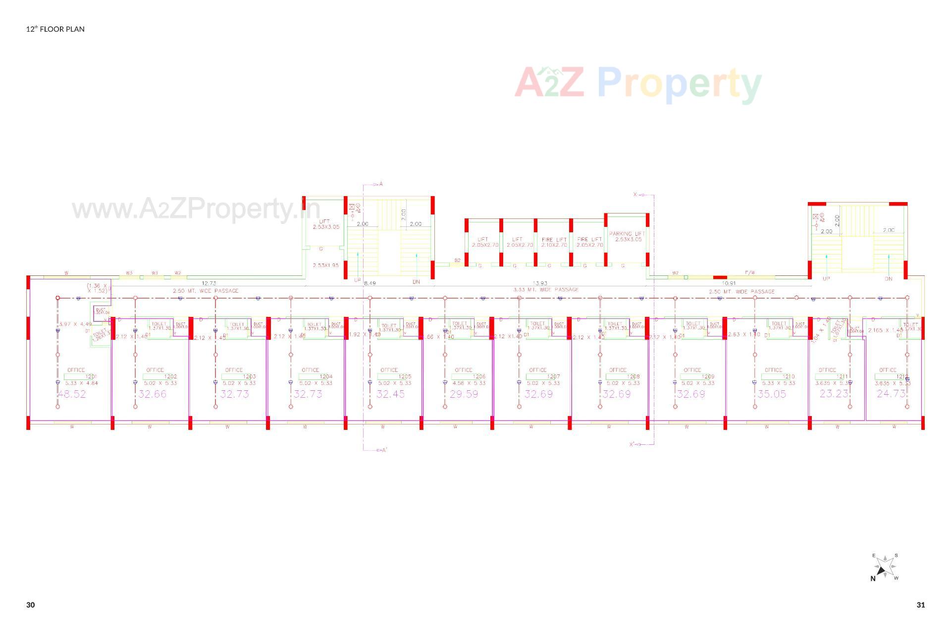 Layout of real estate project Unity Viral located at Rajkot, Rajkot, Gujarat