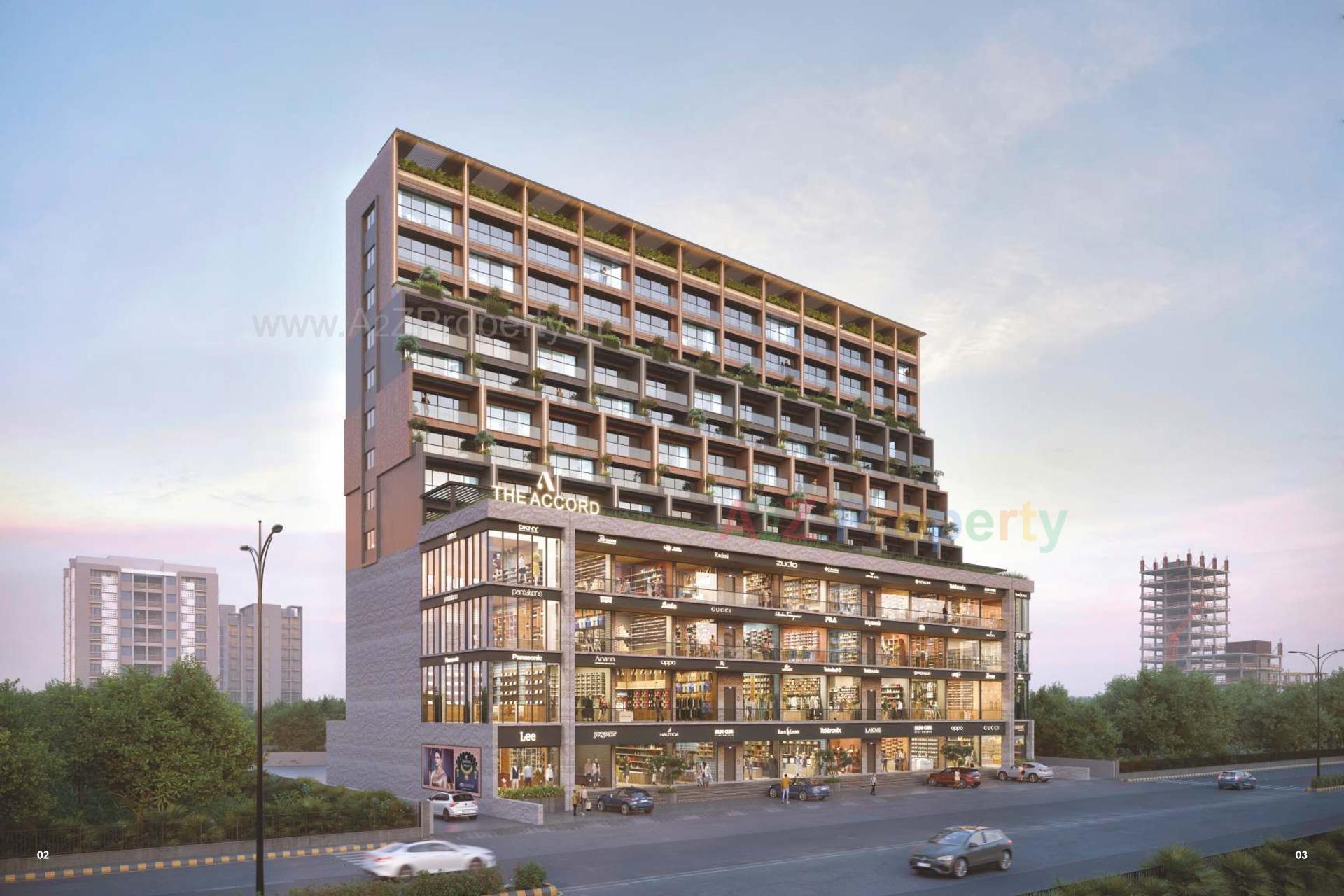 3D Elevation of real estate project Unity Viral located at Rajkot, Rajkot, Gujarat