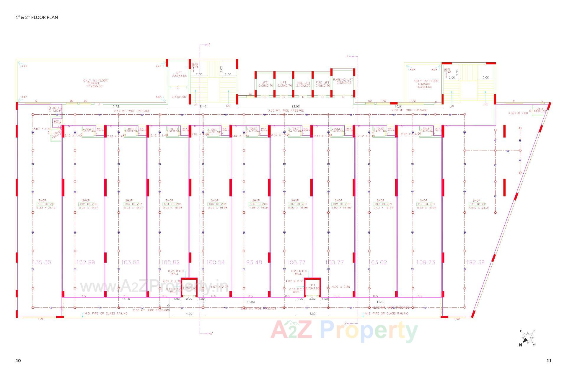 Layout of real estate project Unity Viral located at Rajkot, Rajkot, Gujarat
