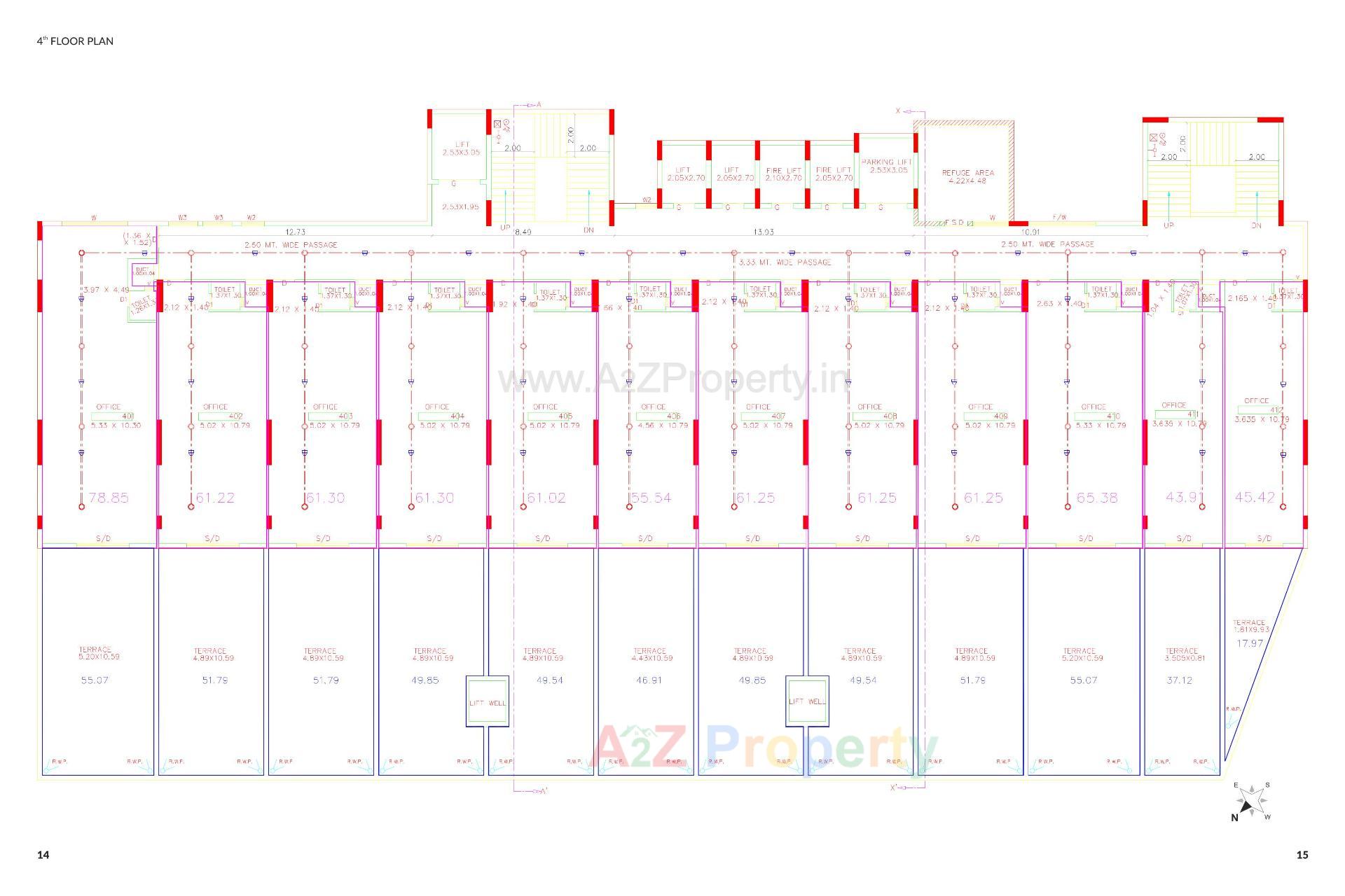 Layout of real estate project Unity Viral located at Rajkot, Rajkot, Gujarat