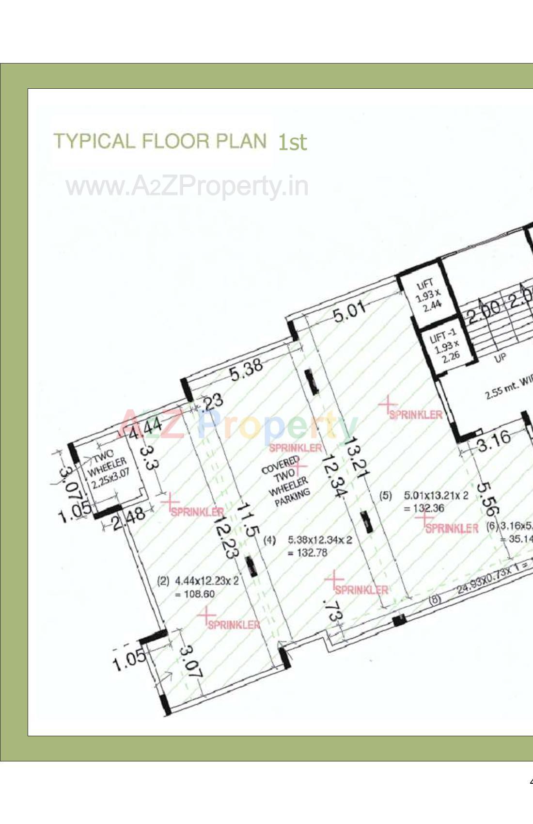 Layout of real estate project Urbana Gardens located at Motamava, Rajkot, Gujarat