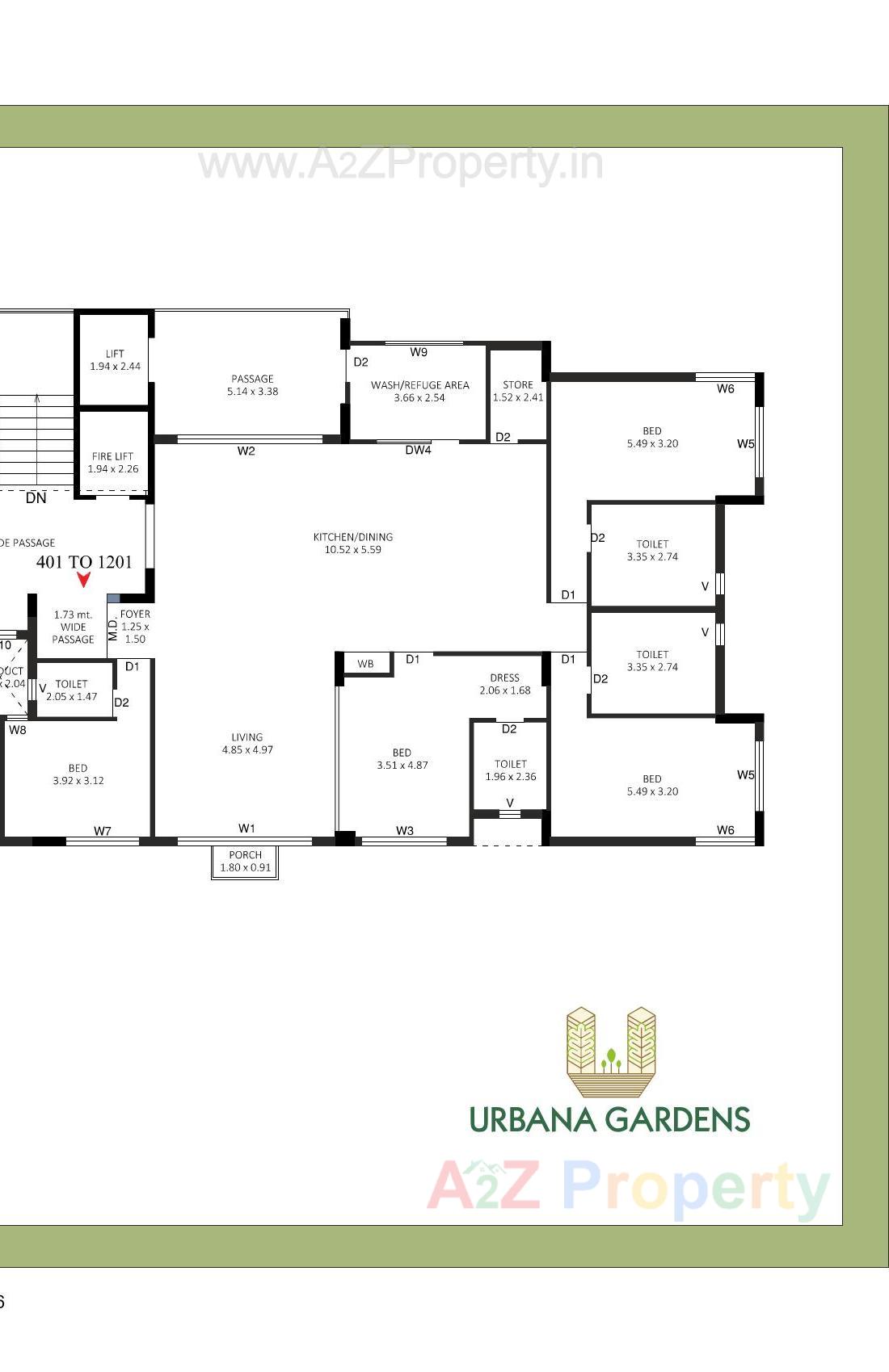 Layout of real estate project Urbana Gardens located at Motamava, Rajkot, Gujarat