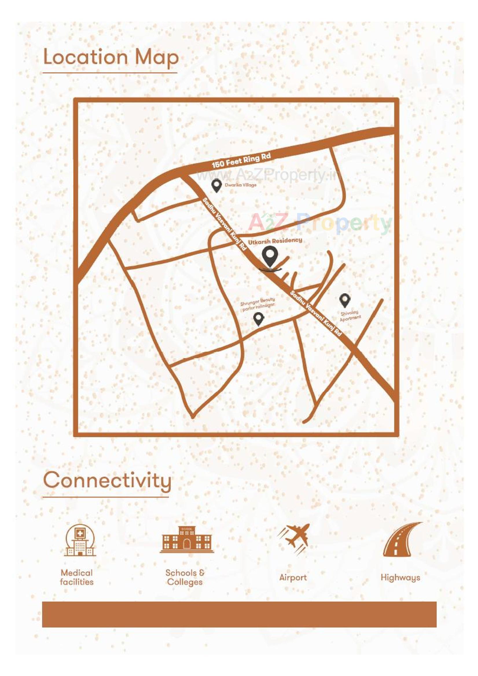  of real estate project Utkarsh Residency located at Ronki, Rajkot, Gujarat