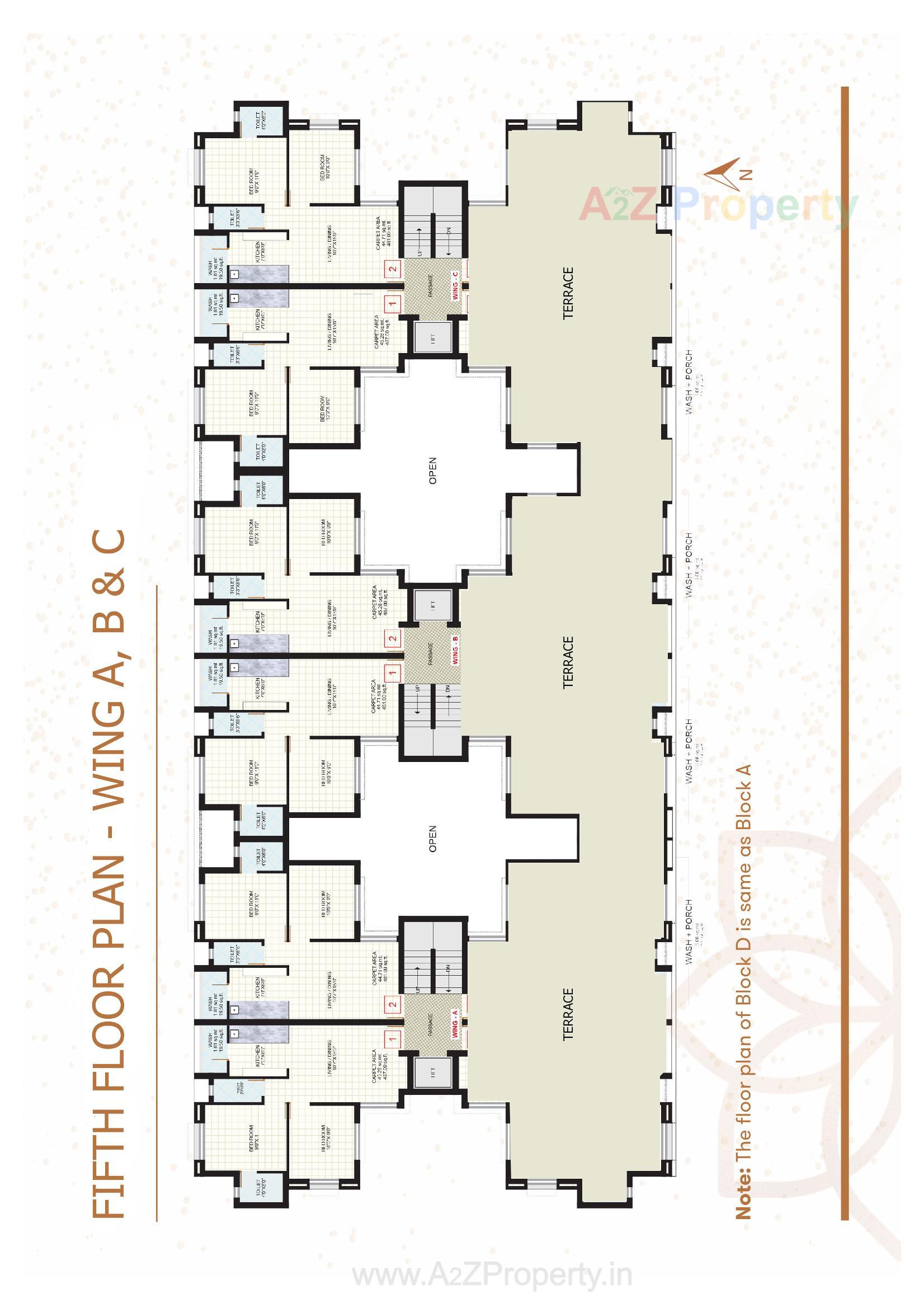 Layout of real estate project Utkarsh Residency located at Ronki, Rajkot, Gujarat
