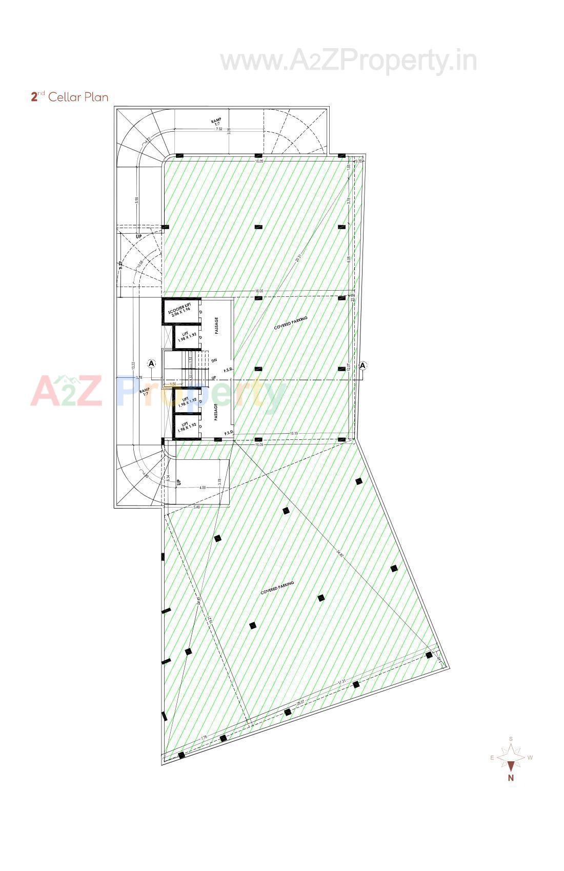 Layout of real estate project Utsaav Corporate Park located at Nanamava, Rajkot, Gujarat