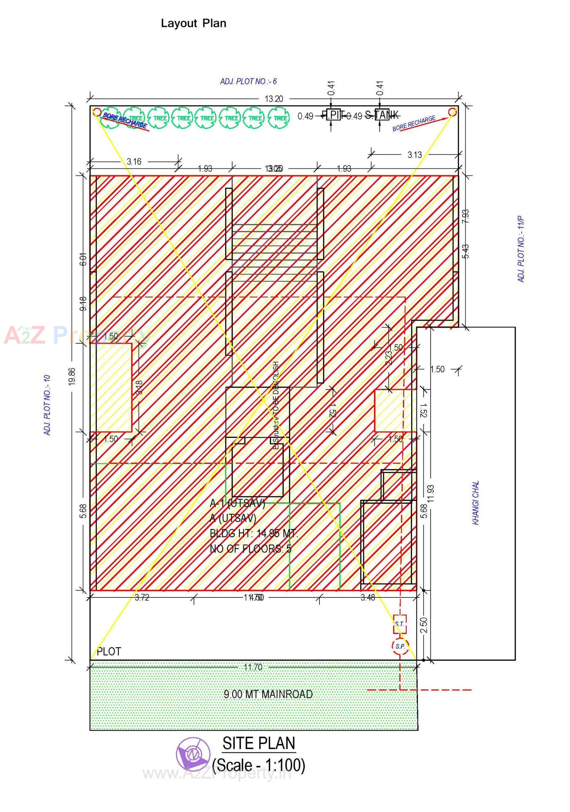  of real estate project Utsav Apartment located at Mavdi, Rajkot, Gujarat