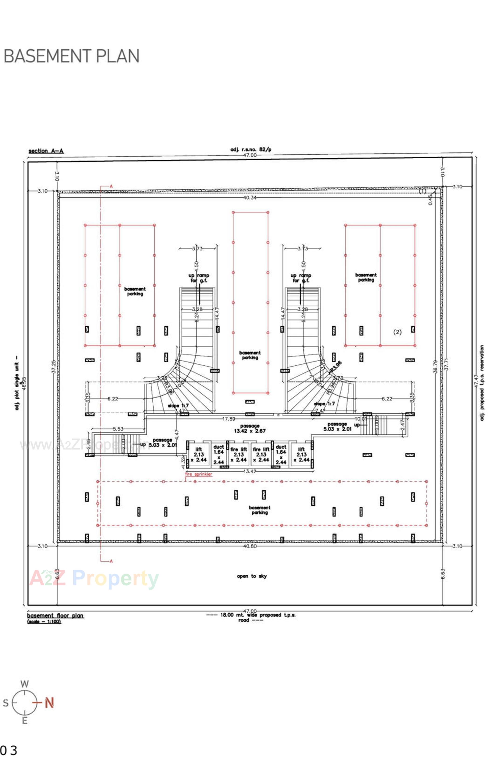 Layout of real estate project Utsav Landmark located at Para-pipaliya, Rajkot, Gujarat