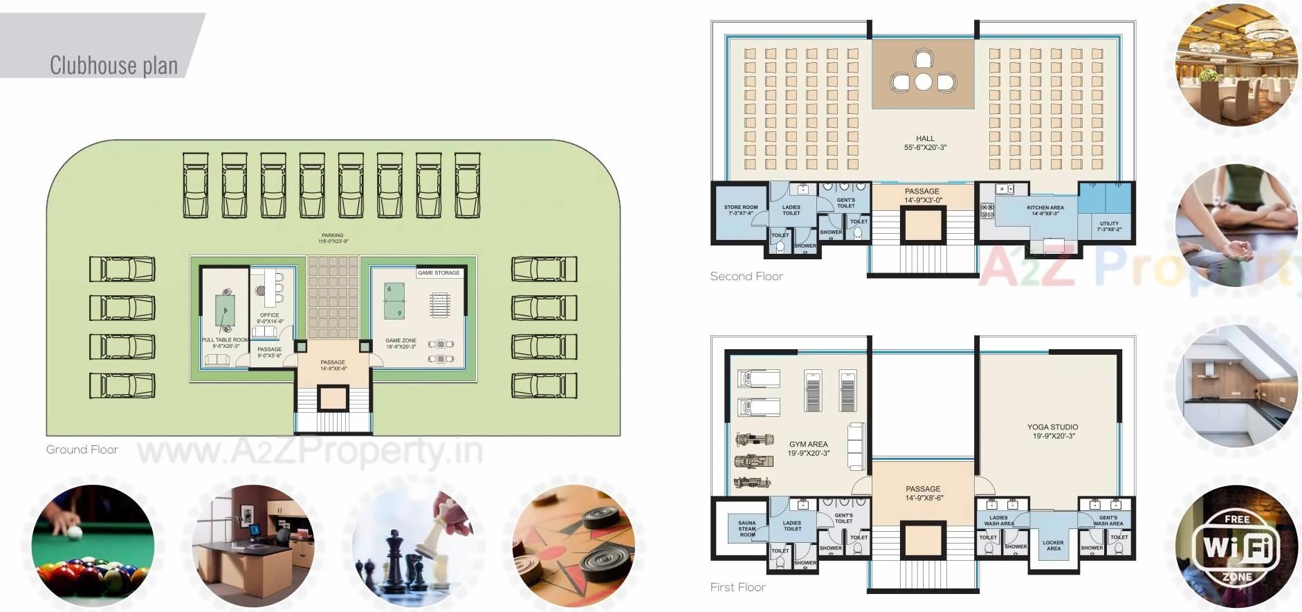 Layout of real estate project V Bunglows located at Mavdi, Rajkot, Gujarat
