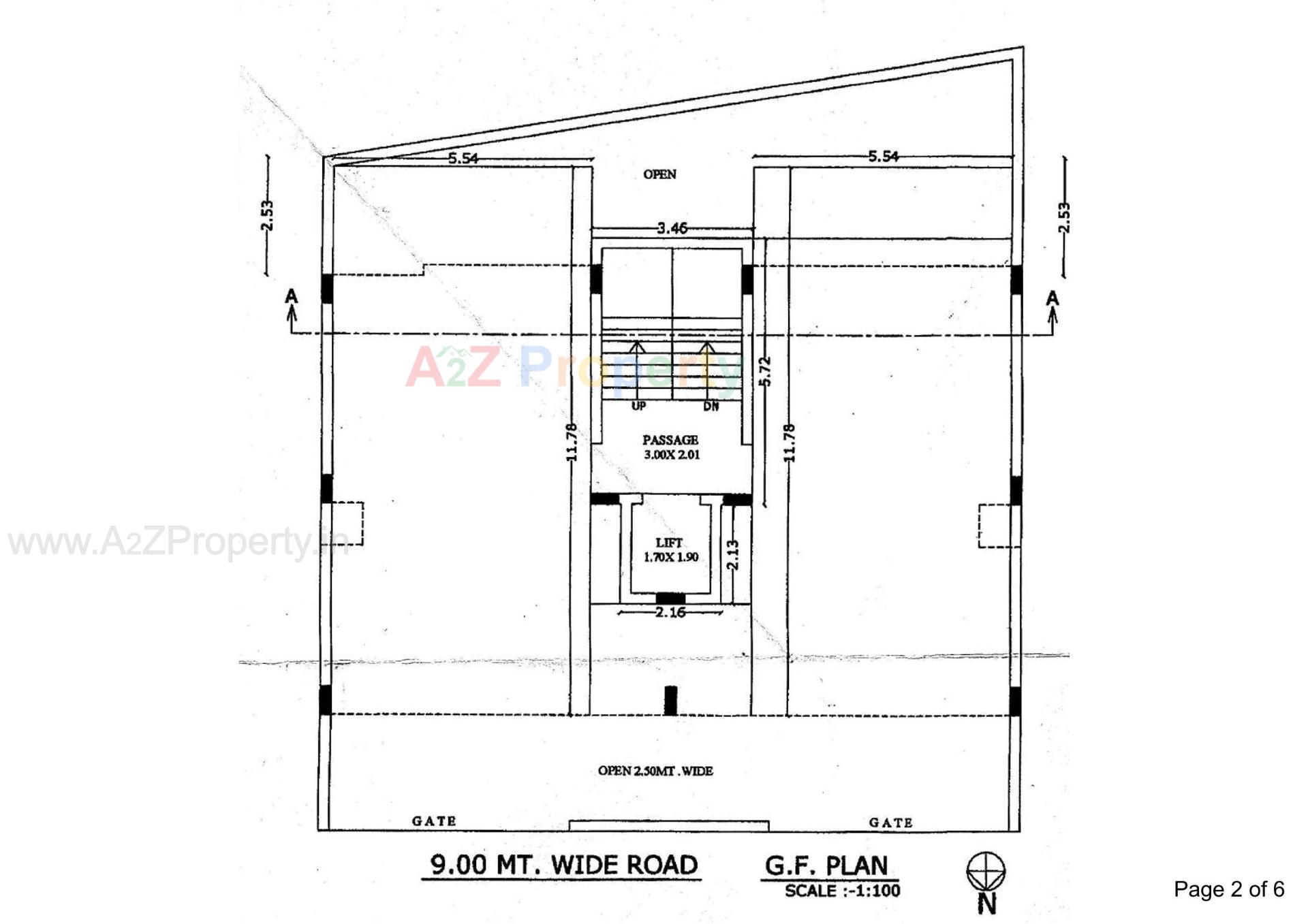 Layout of real estate project Vallabh Ashray located at Mavdi, Rajkot, Gujarat