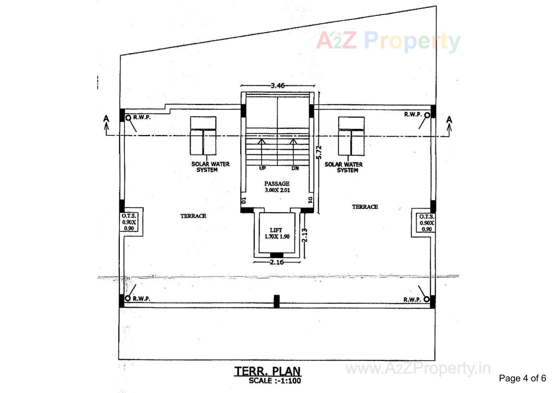 Layout of real estate project Vallabh Ashray located at Mavdi, Rajkot, Gujarat