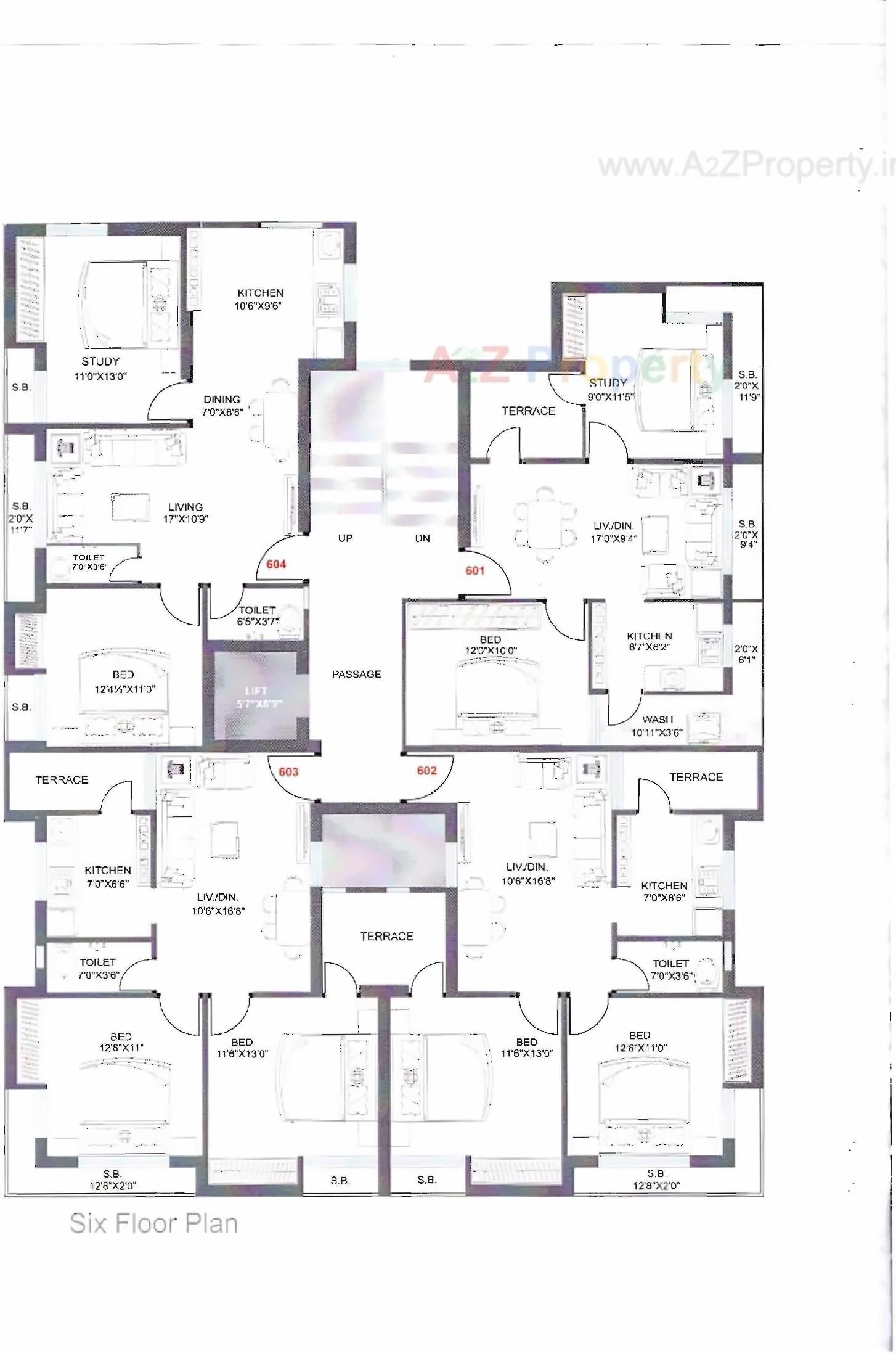 Layout of real estate project Vallabhashray located at Rajkot, Rajkot, Gujarat