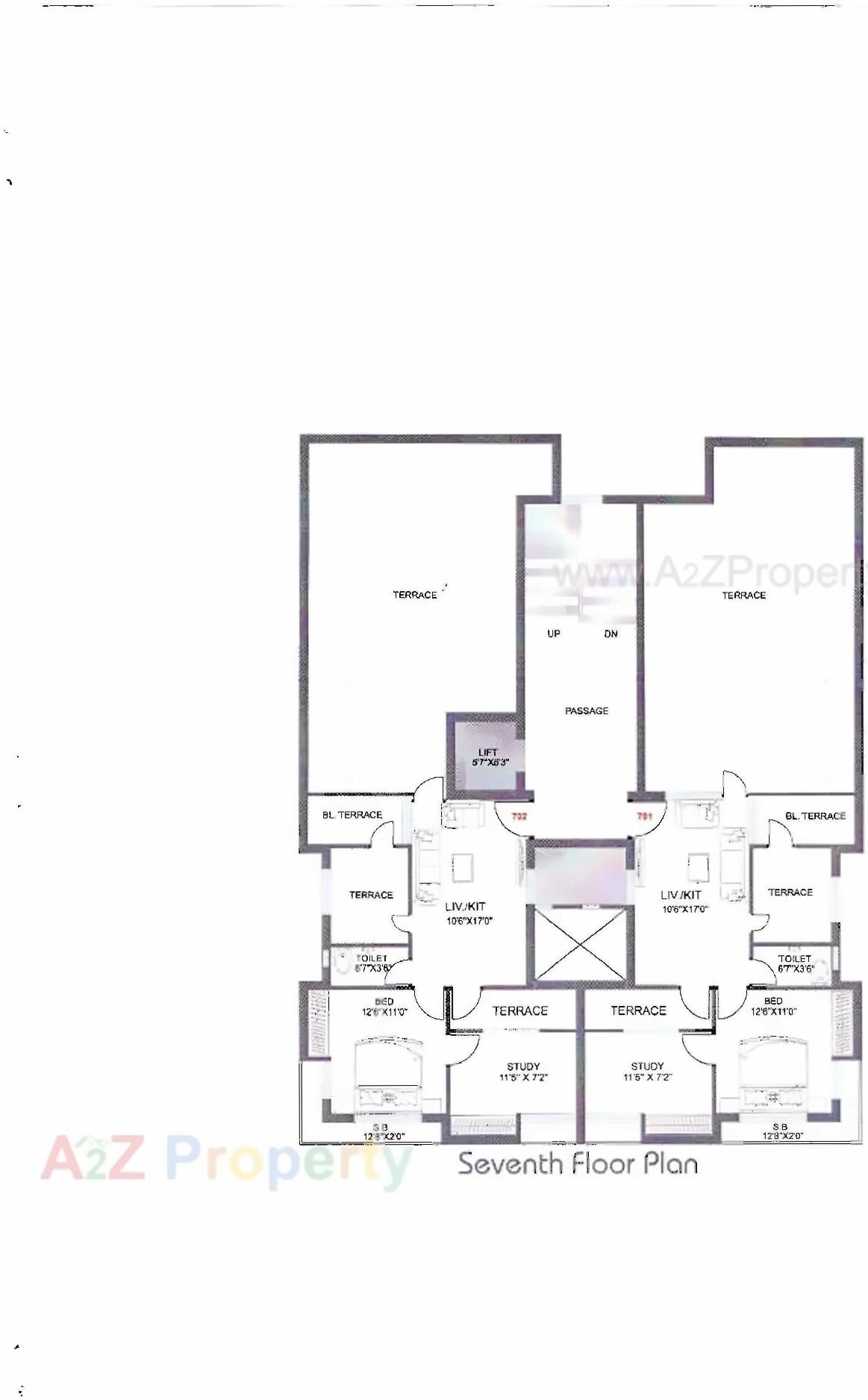 Layout of real estate project Vallabhashray located at Rajkot, Rajkot, Gujarat