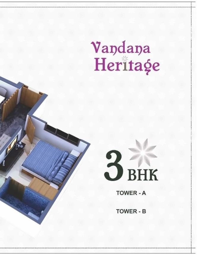 Layout of real estate project Vandana Heritage located at Rajkot, Rajkot, Gujarat