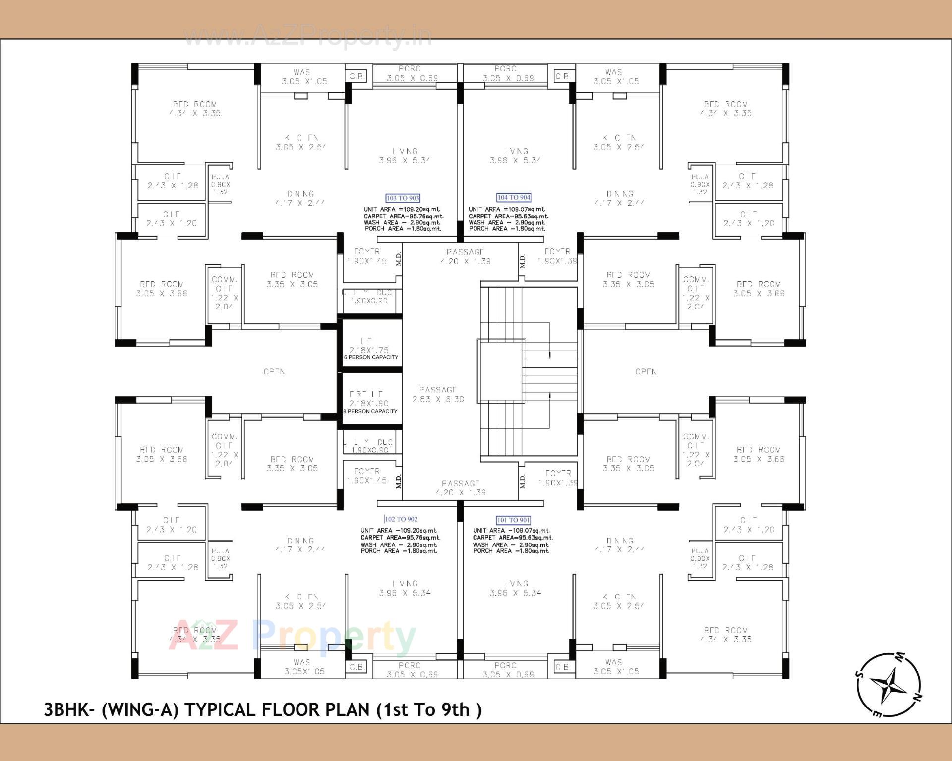 Layout of real estate project Vasant Exotica located at Raiya, Rajkot, Gujarat