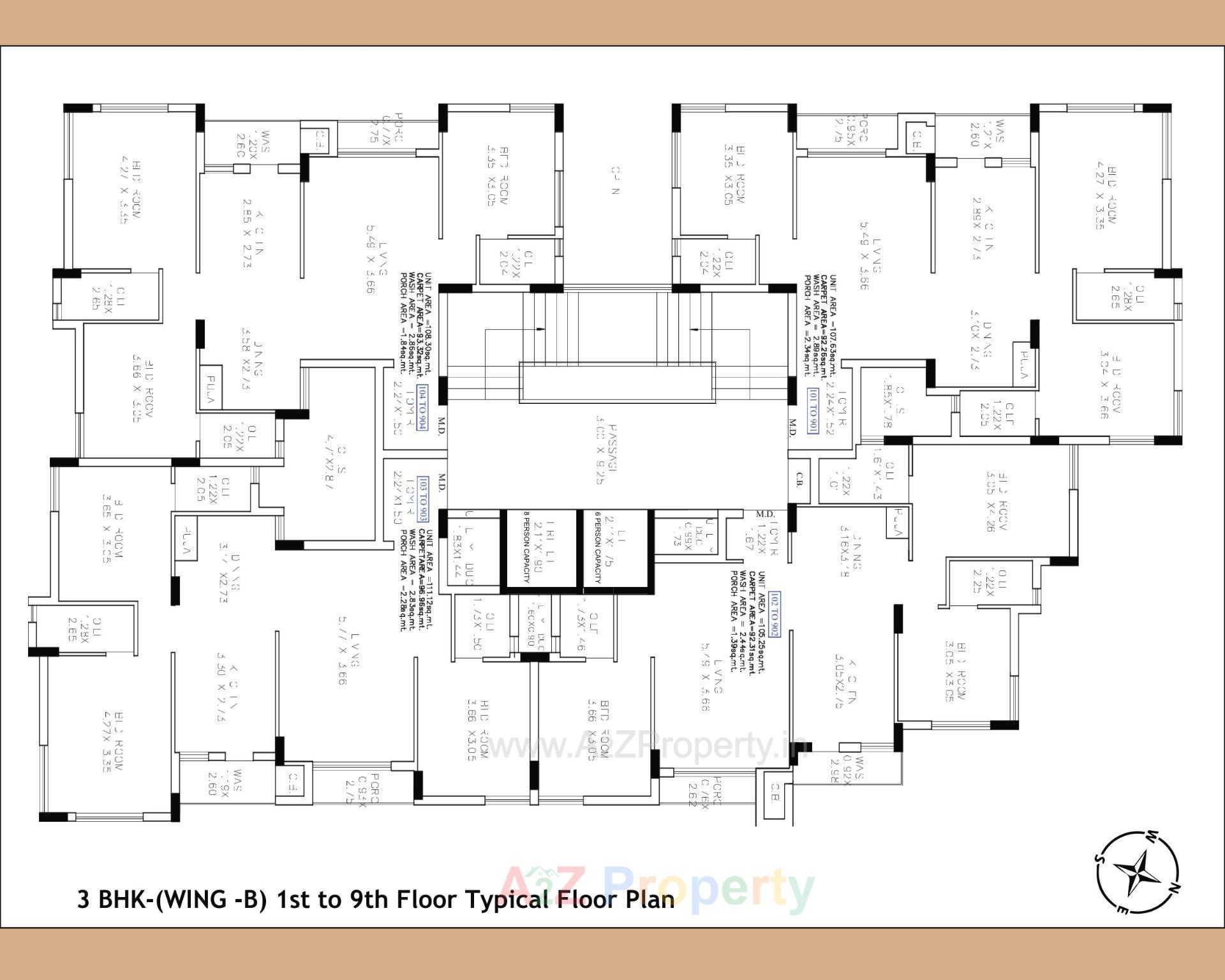 Layout of real estate project Vasant Exotica located at Raiya, Rajkot, Gujarat
