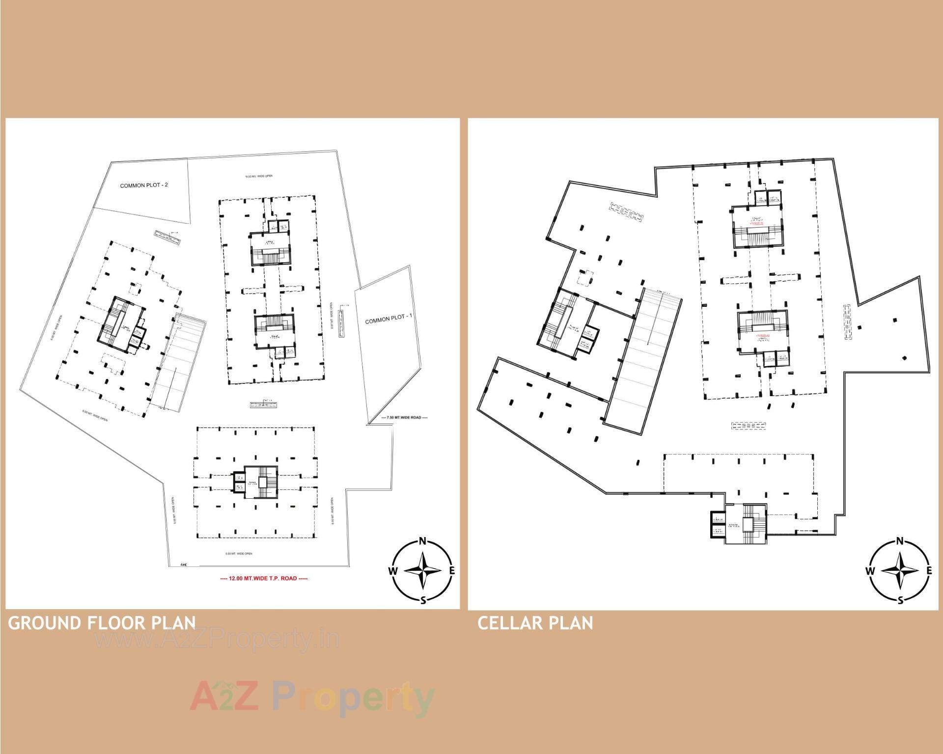 Layout of real estate project Vasant Exotica located at Raiya, Rajkot, Gujarat