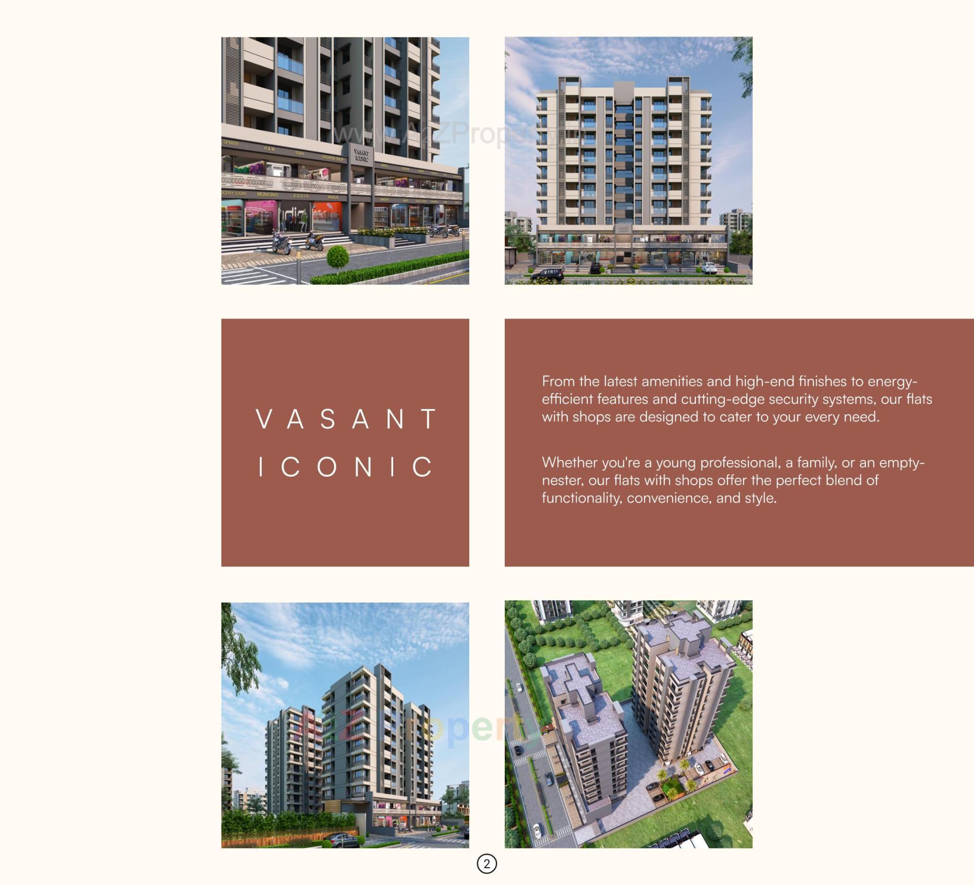  of real estate project Vasant Iconic located at Mavdi, Rajkot, Gujarat