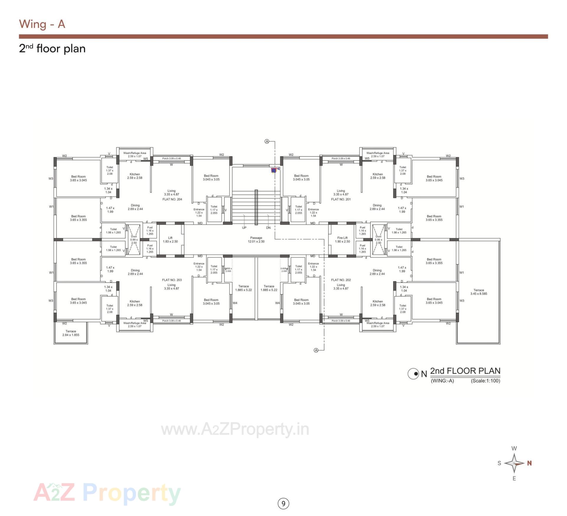 Layout of real estate project Vasant Iconic located at Mavdi, Rajkot, Gujarat