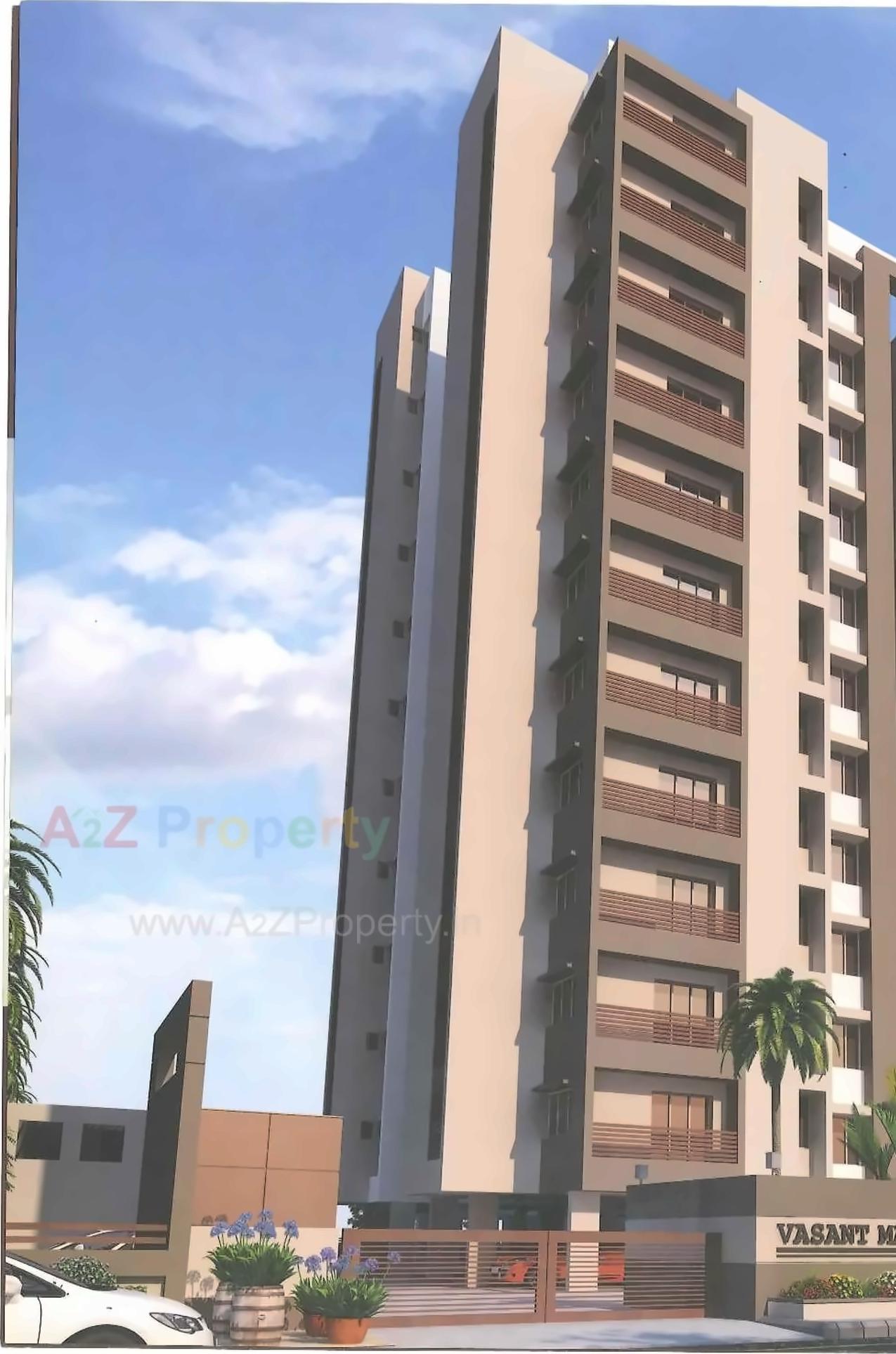 3D Elevation of real estate project Vasant Malhar located at Raiya, Rajkot, Gujarat