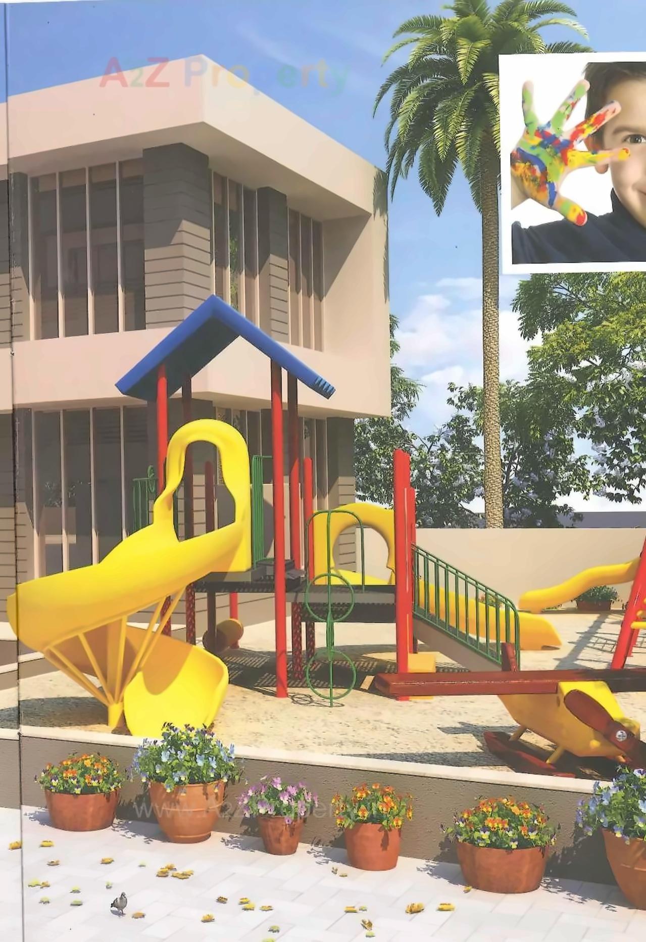 3D Elevation of real estate project Vasant Malhar located at Raiya, Rajkot, Gujarat