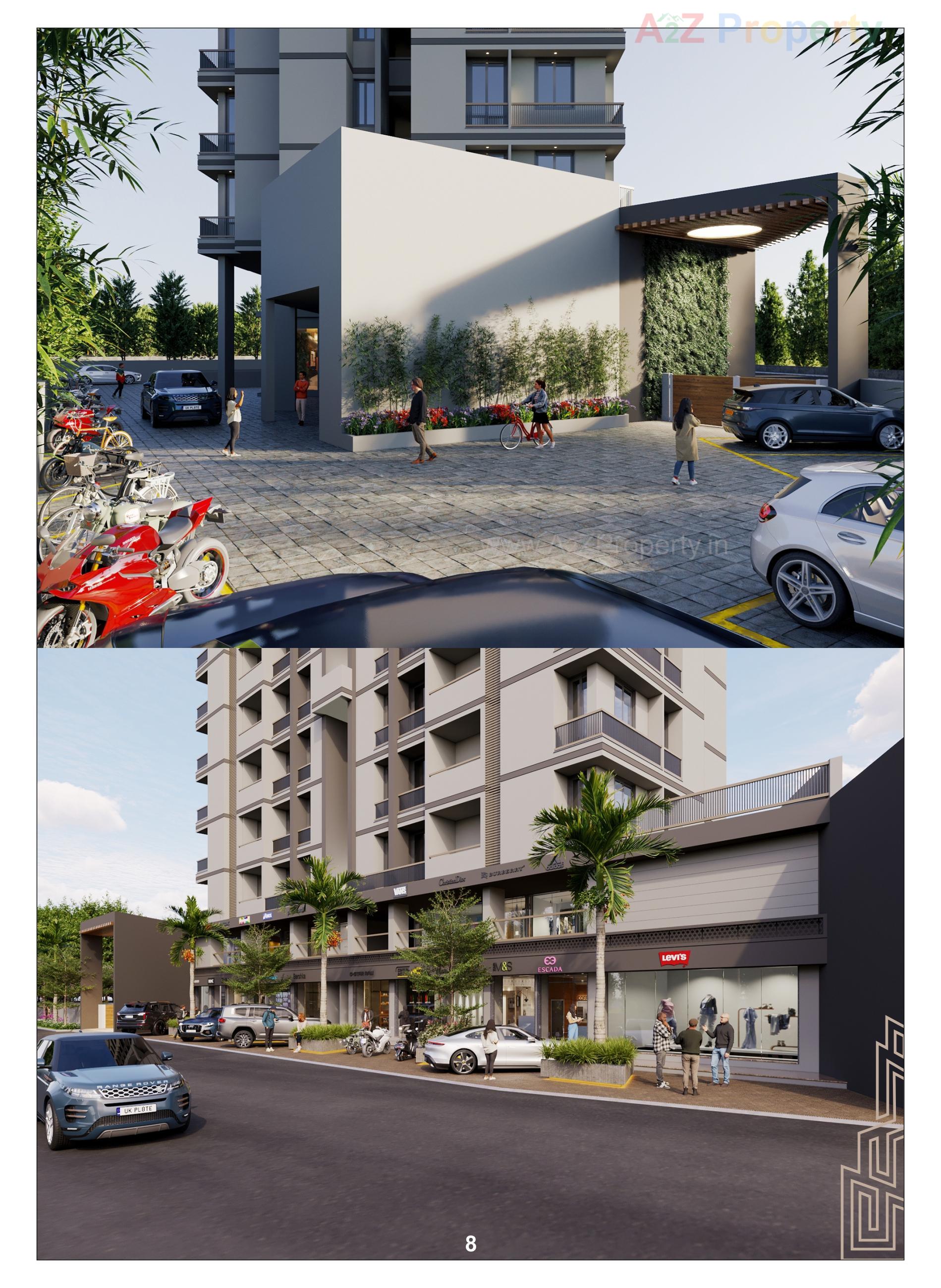 3D Elevation of real estate project Vastu Nest located at Mavdi, Rajkot, Gujarat