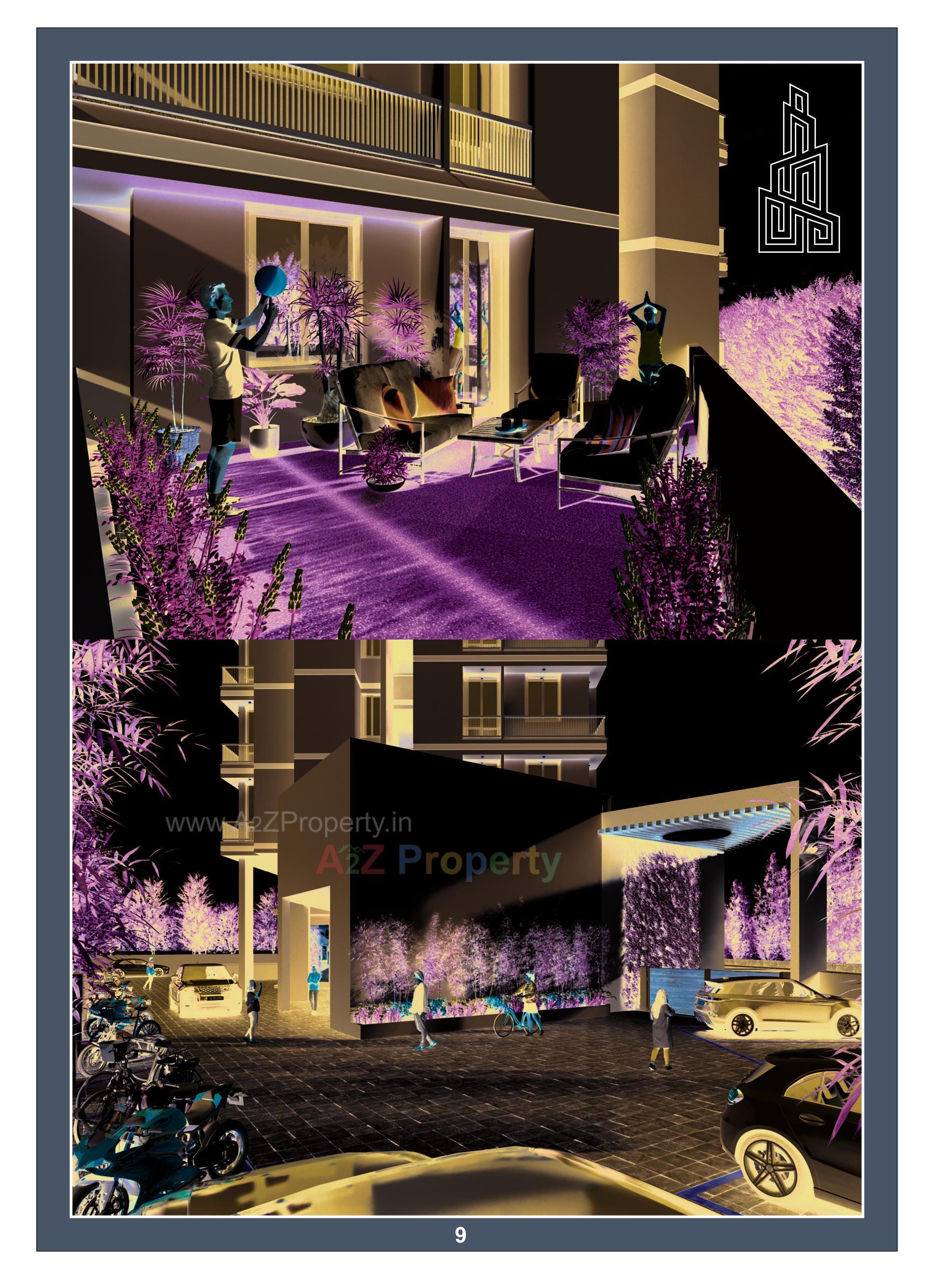 3D Elevation of real estate project Vastu Nest located at Mavdi, Rajkot, Gujarat