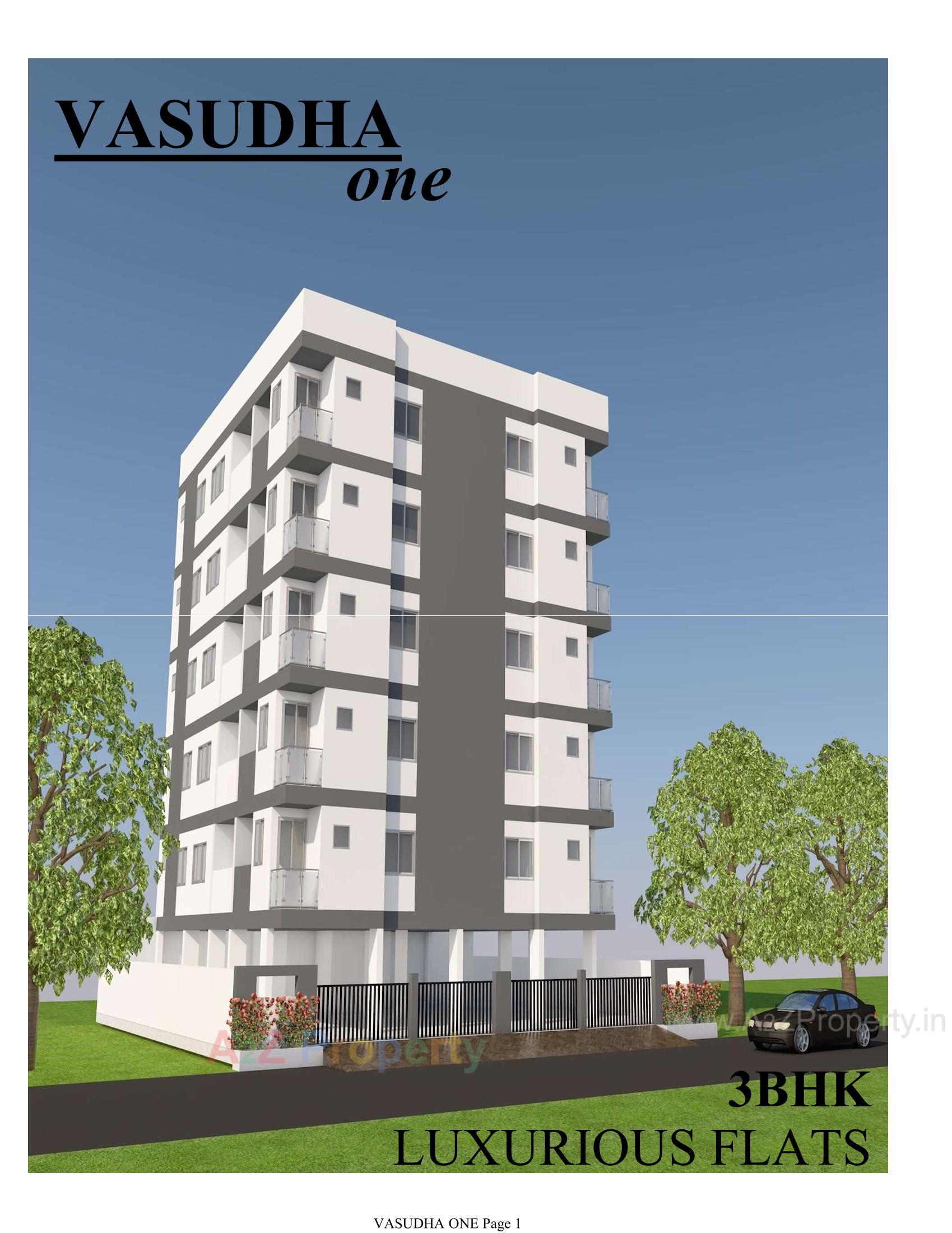 3D Elevation of real estate project Vasudha One located at Rajkot, Rajkot, Gujarat
