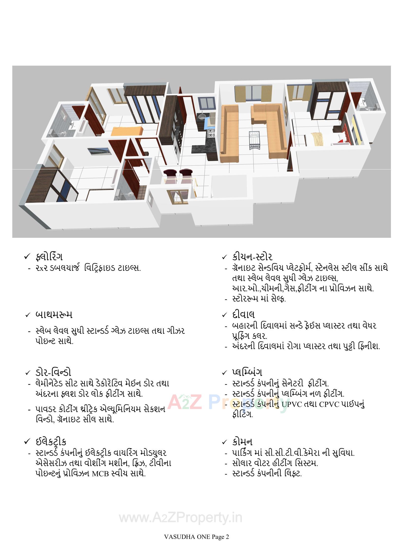  of real estate project Vasudha One located at Rajkot, Rajkot, Gujarat