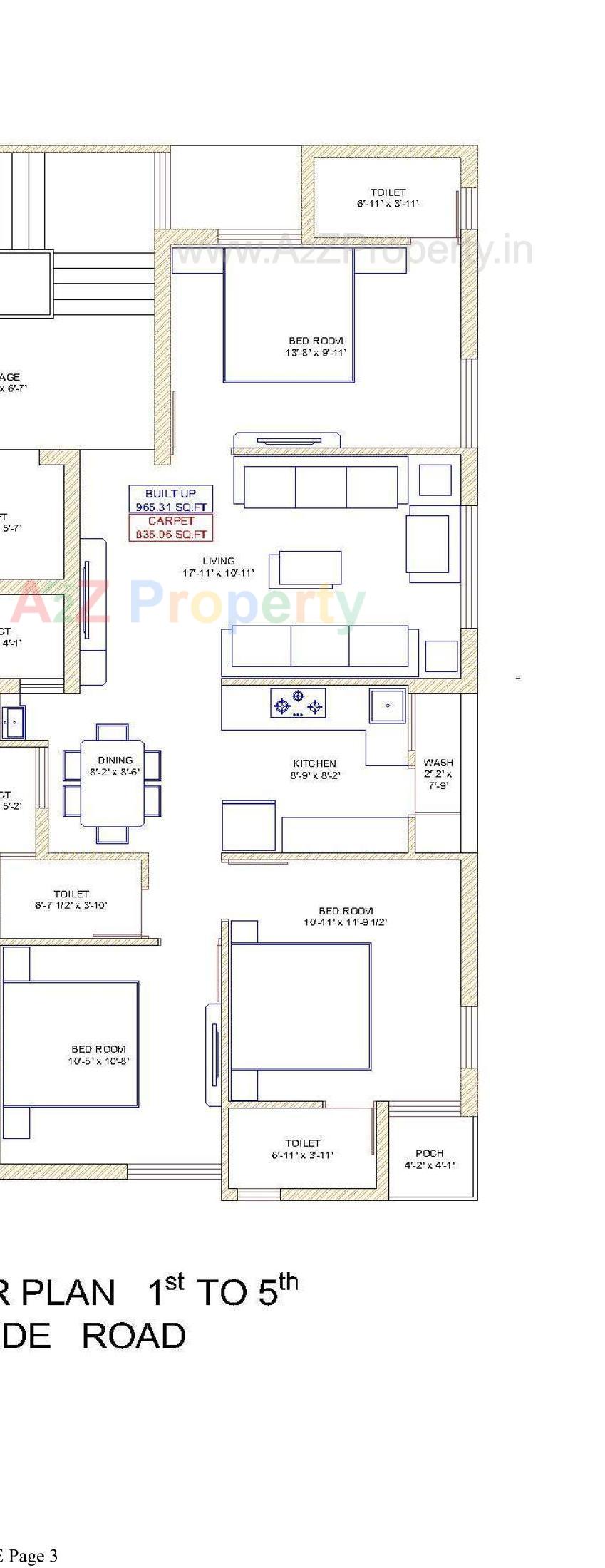 Layout of real estate project Vasudha One located at Rajkot, Rajkot, Gujarat