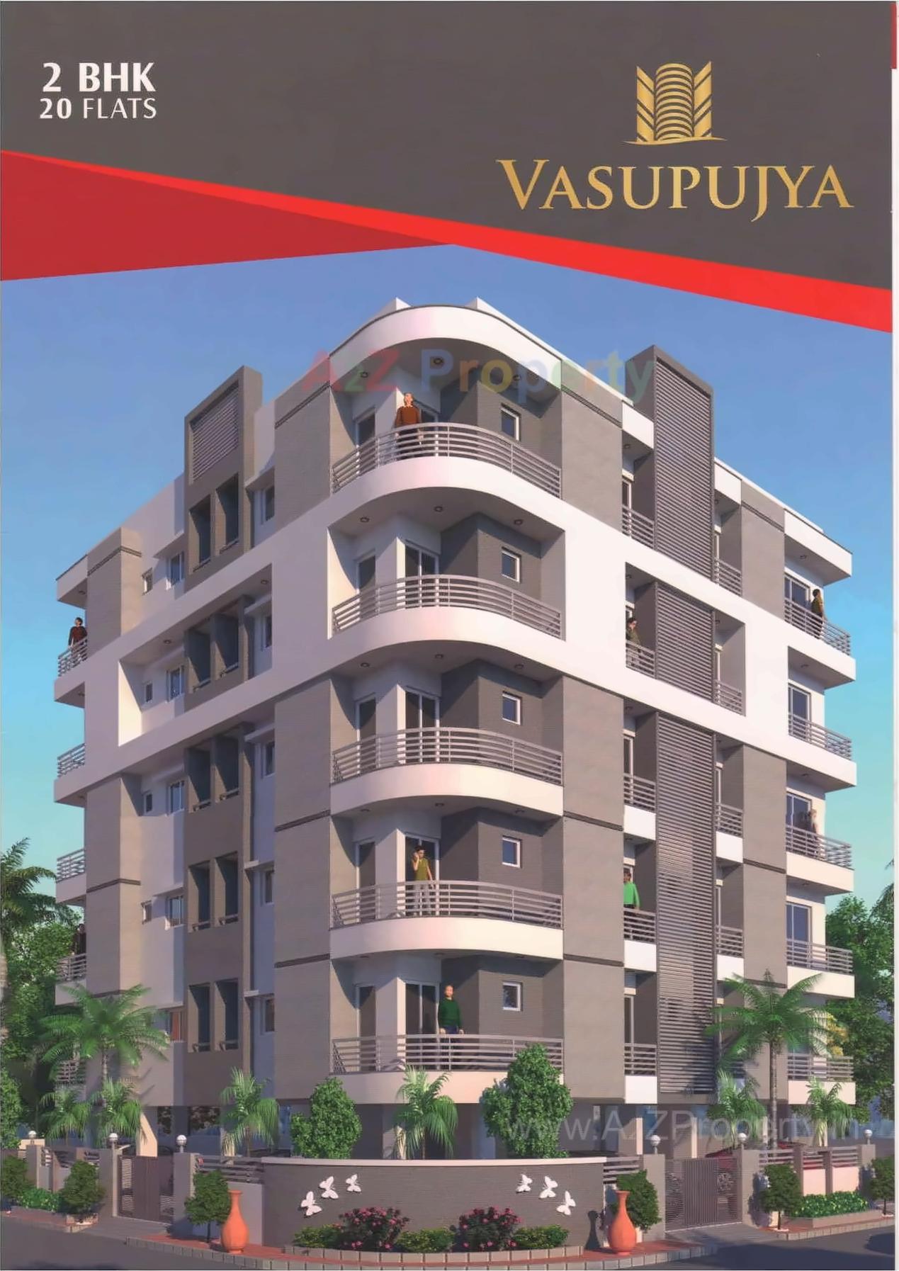 3D Elevation of real estate project Vasupujya located at Ghanteshwar, Rajkot, Gujarat